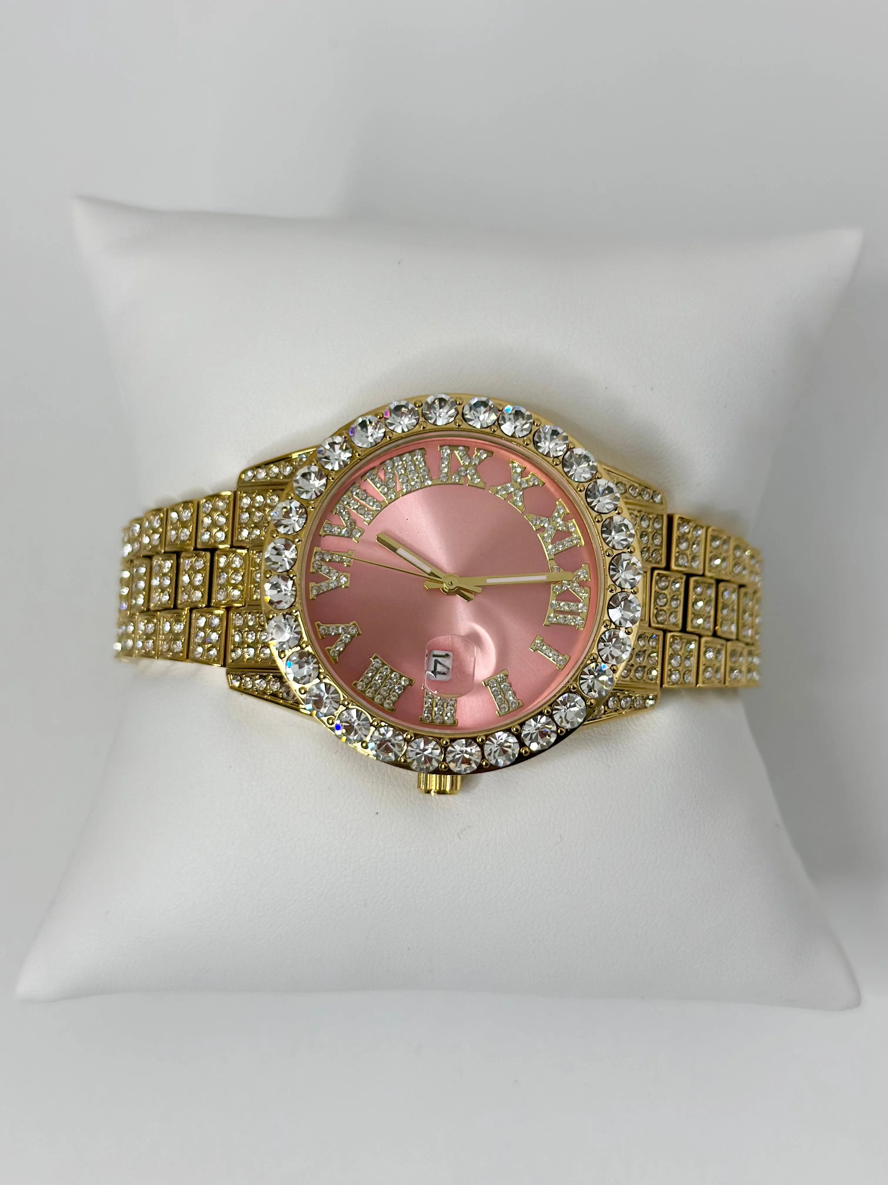 PERSIAN PINK | GOLD BAND WATCH
