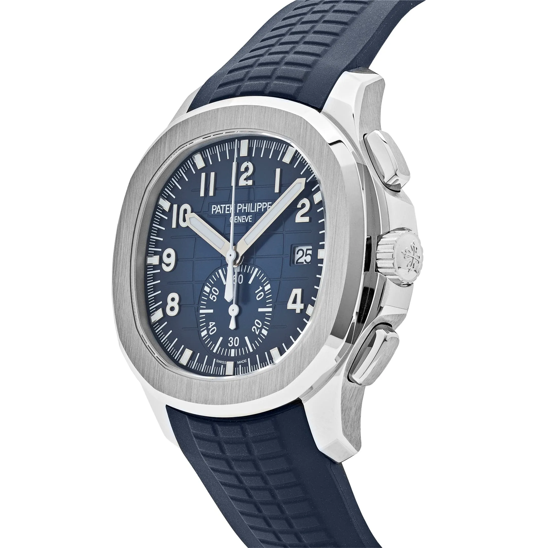 PP Luxury Watches Aquanaut 5968G-001 White Gold Blue Dial (2024)