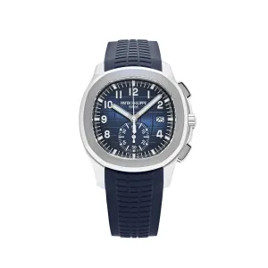 PP Luxury Watches Aquanaut 5968G-001 White Gold Blue Dial (2024)