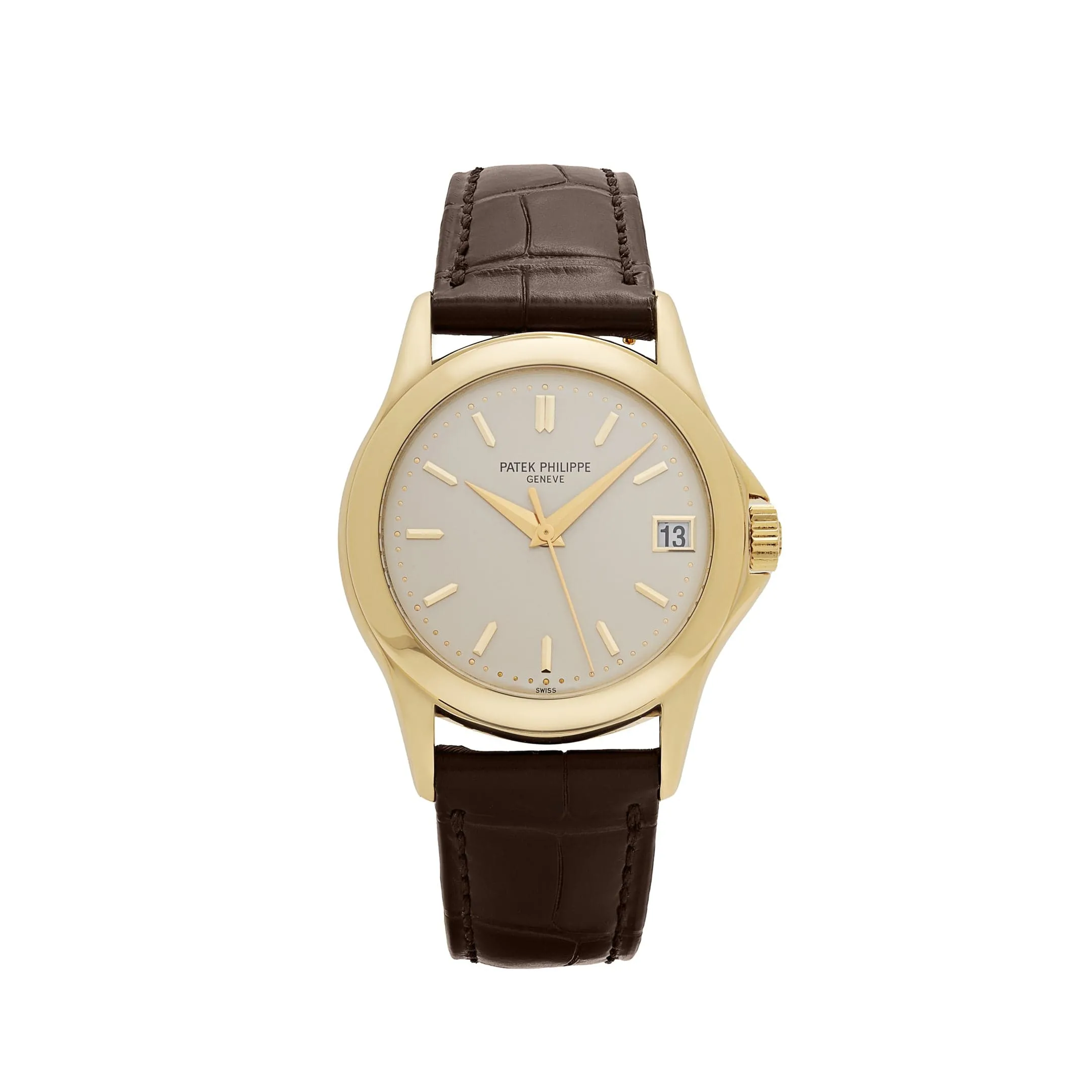 PP Luxury Watches Calatrava 5107J-001 Yellow Gold Opaline Dial