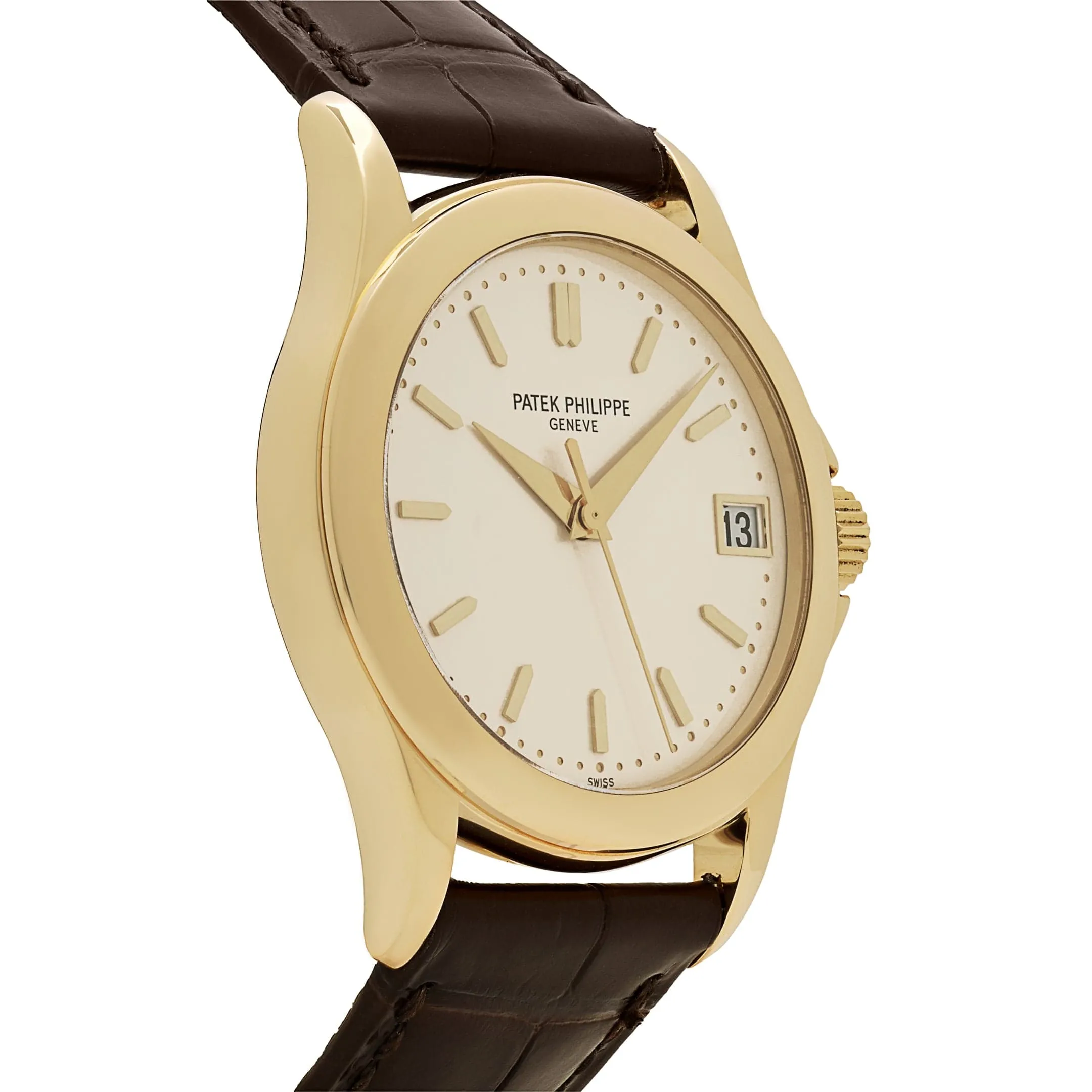 PP Luxury Watches Calatrava 5107J-001 Yellow Gold Opaline Dial
