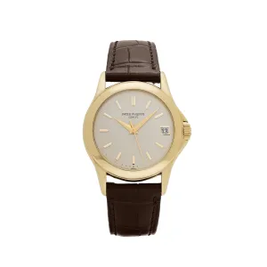 PP Luxury Watches Calatrava 5107J-001 Yellow Gold Opaline Dial