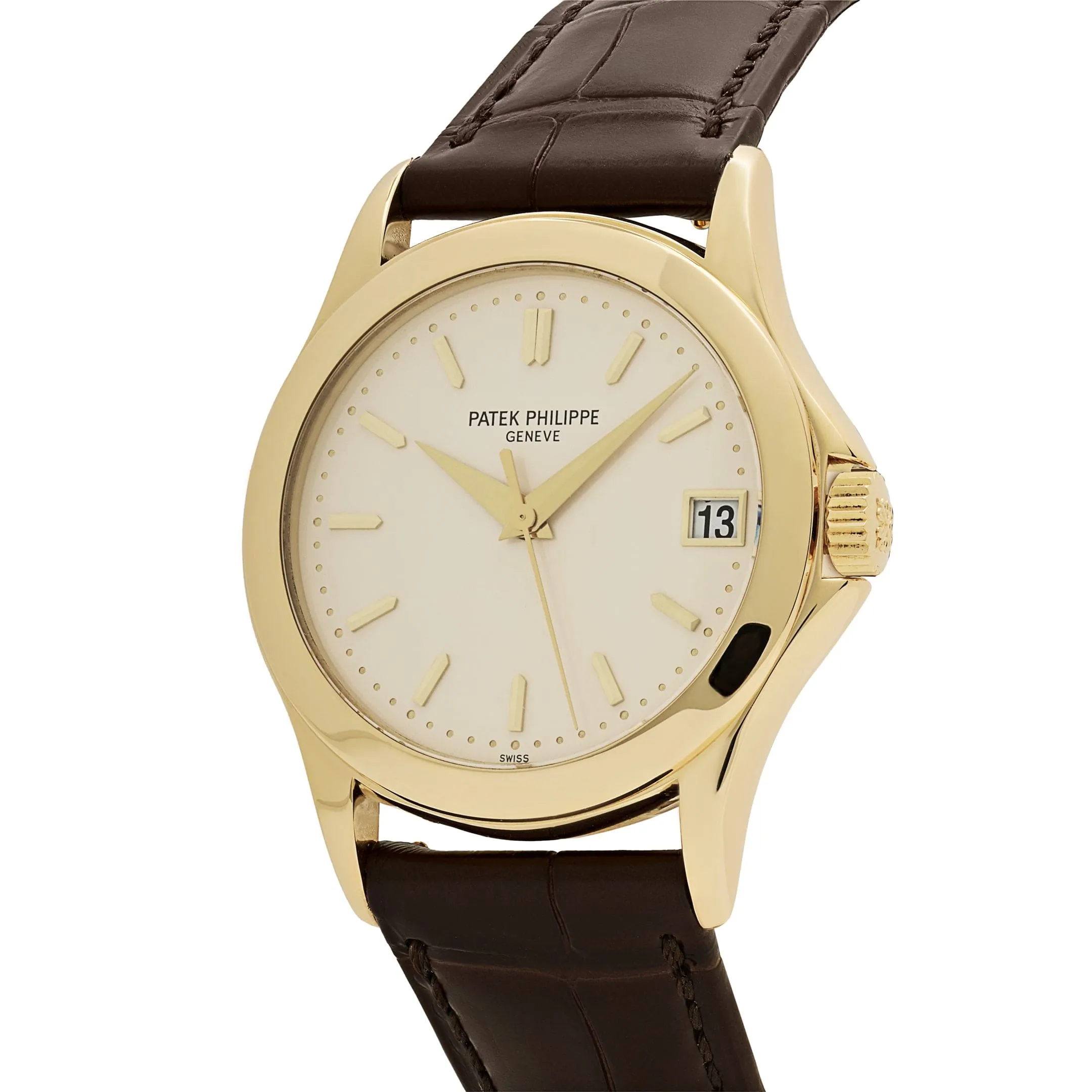 PP Luxury Watches Calatrava 5107J-001 Yellow Gold Opaline Dial