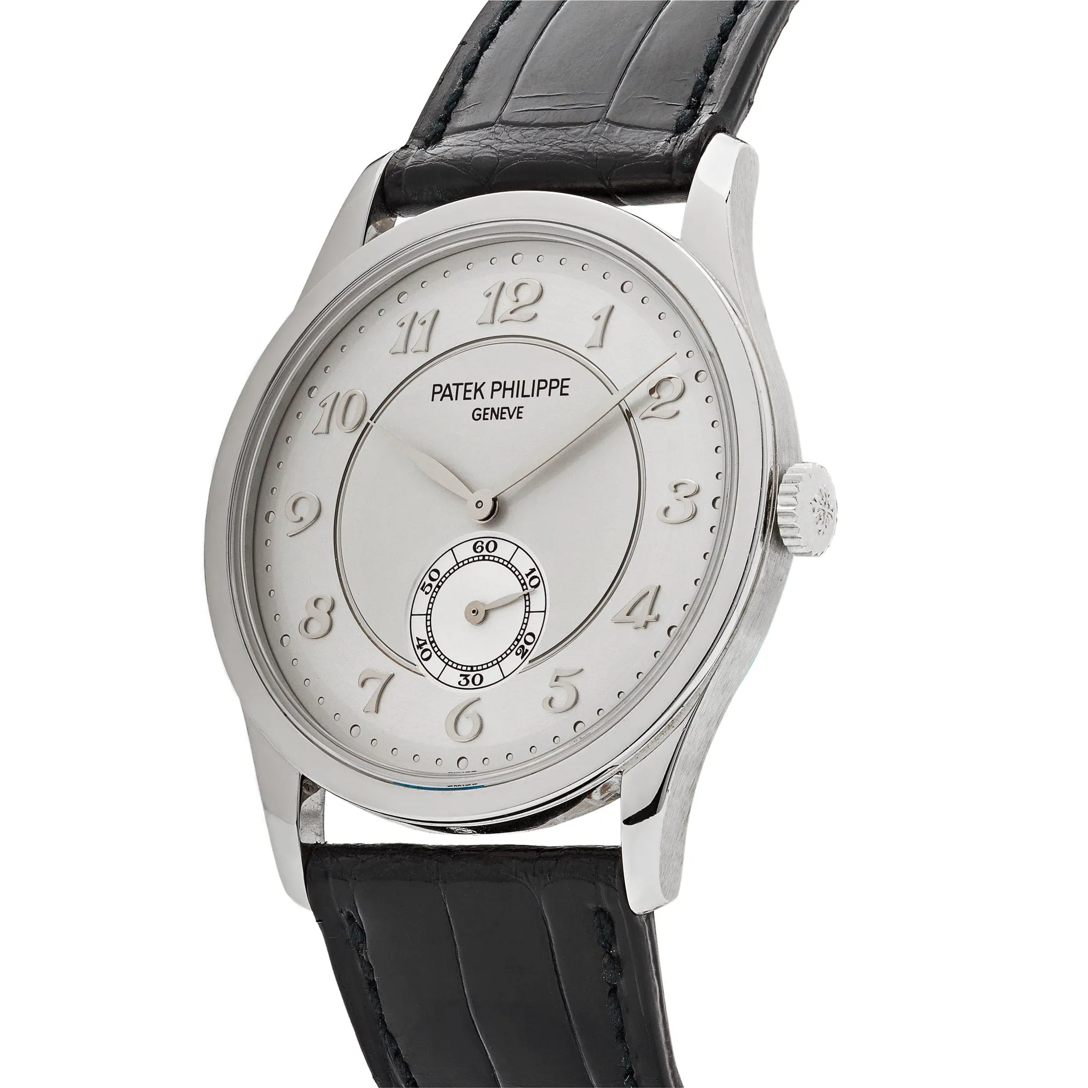 PP Luxury Watches Calatrava 5196P-001 Platinum Silver Dial