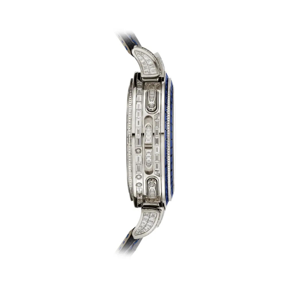 PP Luxury Watches Grand Complications 6300/401G-001 Grandmaster Chime White Gold Blue Sapphires (2024)