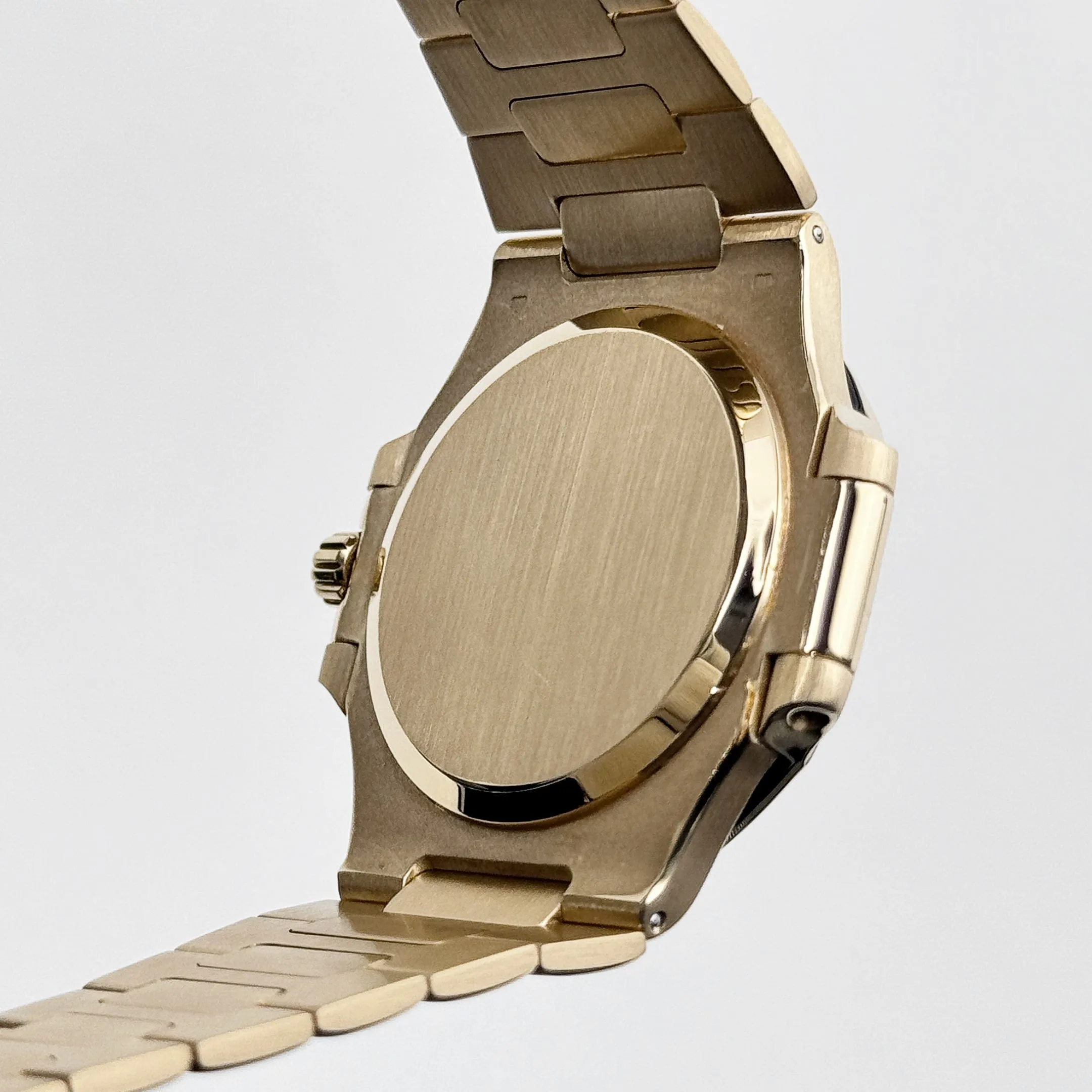 PP Luxury Watches Nautilus 3800/1 Yellow Gold Blue Dial (1983)