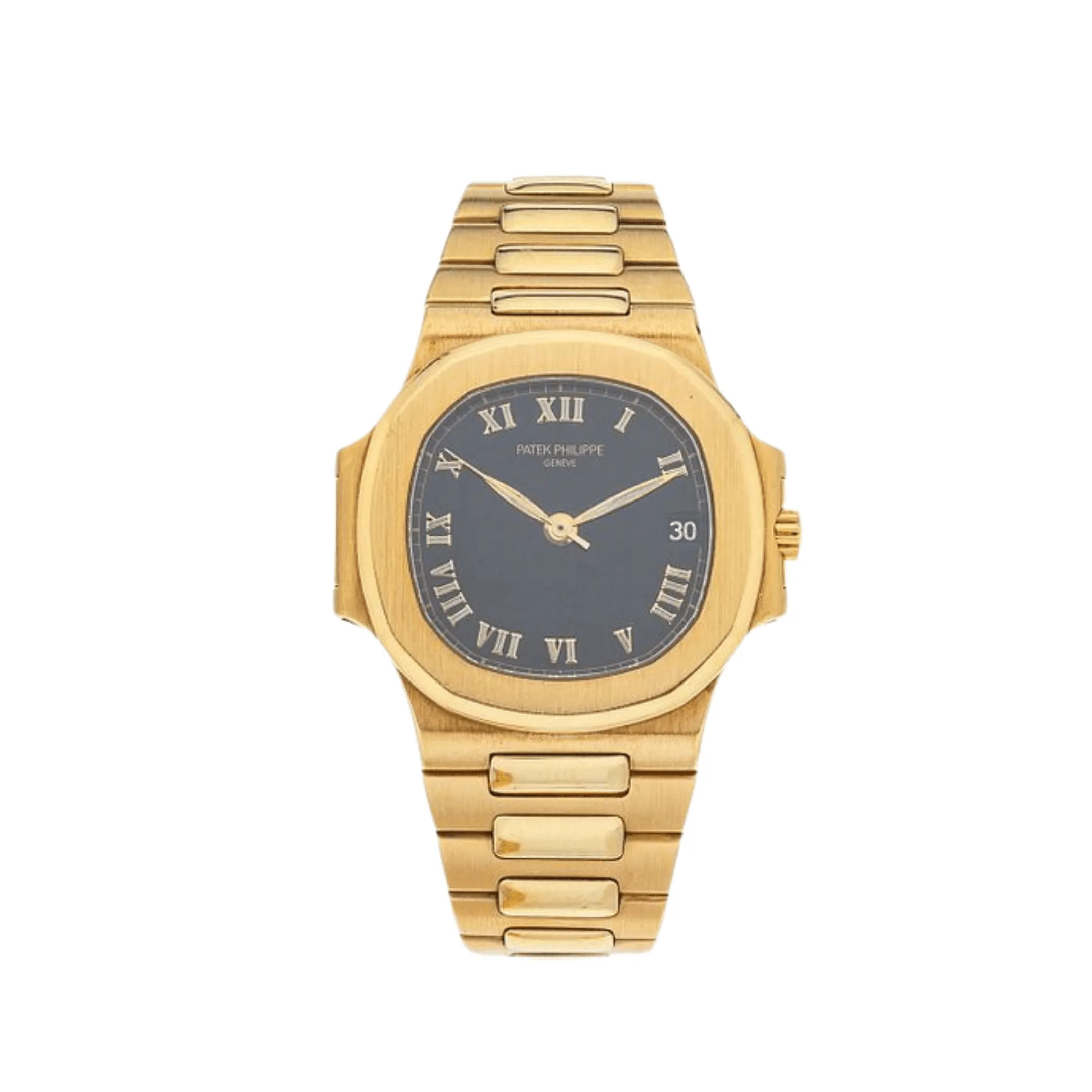 PP Luxury Watches Nautilus 3800/1J-017 Yellow Gold Black Dial (2003)
