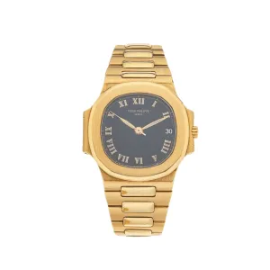 PP Luxury Watches Nautilus 3800/1J-017 Yellow Gold Black Dial (2003)