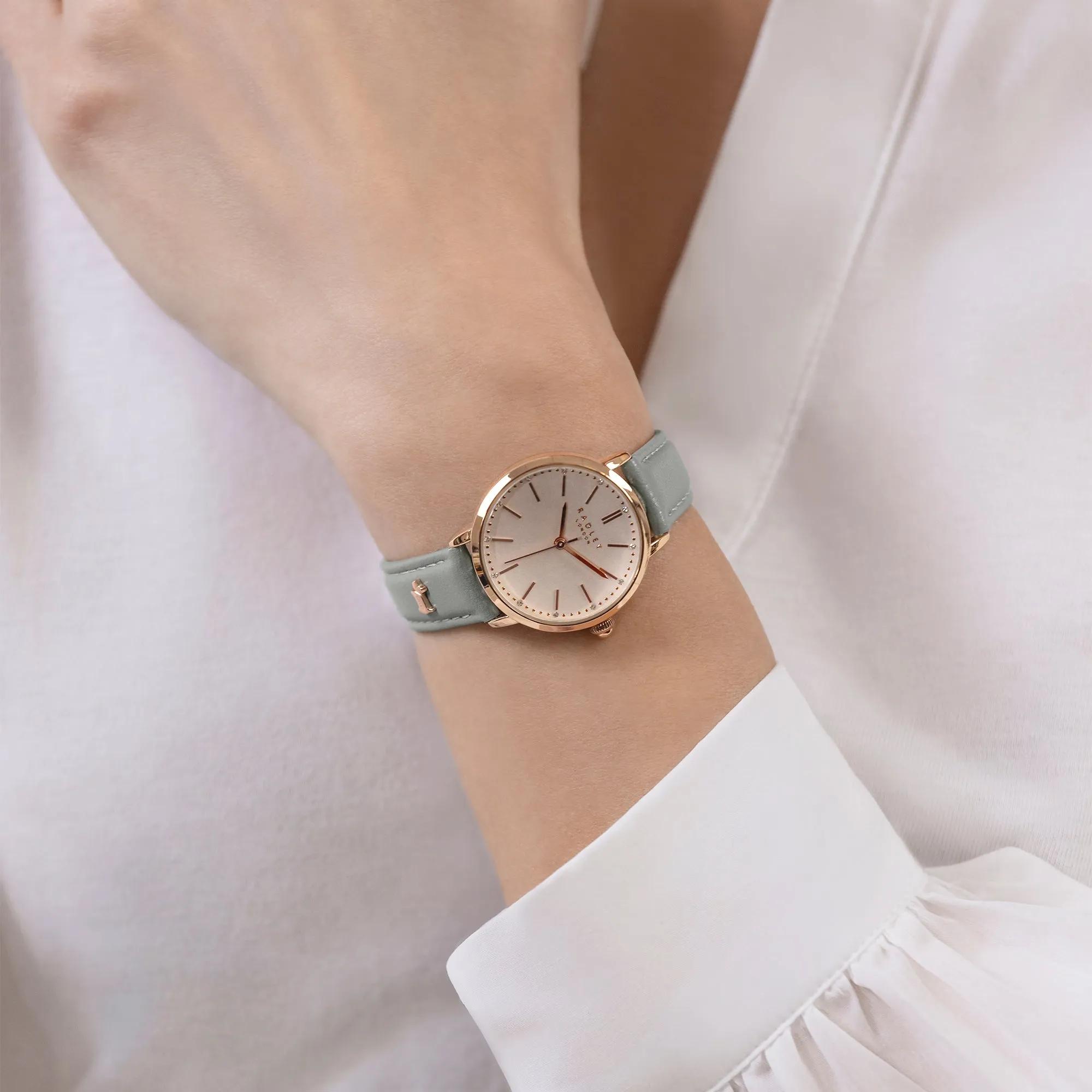 Radley Responsible Pale Blue Leather Watch
