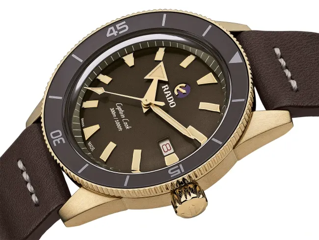RADO Captain Cook Automatic Bronze 42mm Brown Dial Men's Watch R32504306