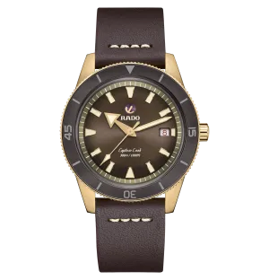 RADO Captain Cook Automatic Bronze 42mm Brown Dial Men's Watch R32504306