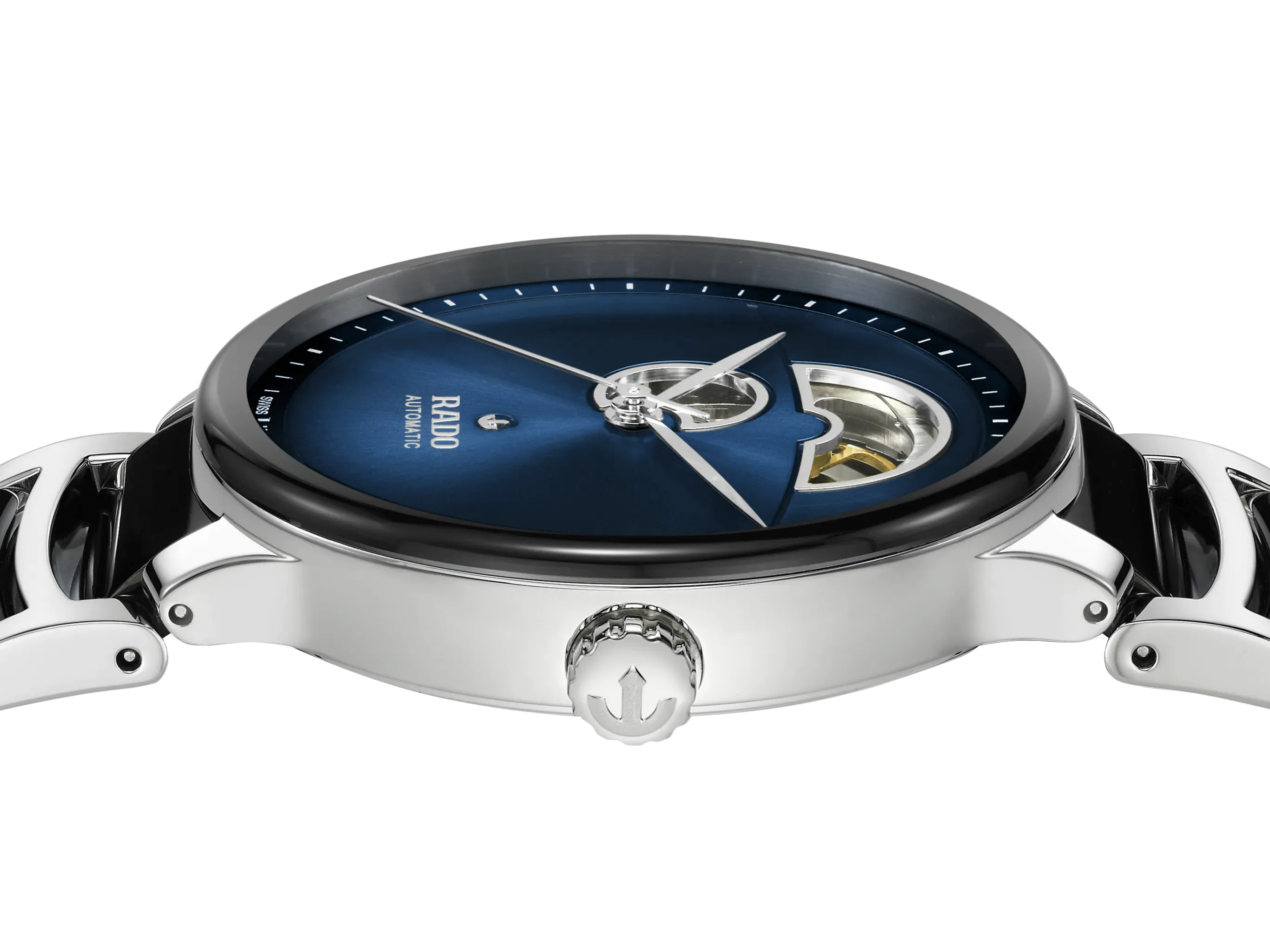 RADO Centrix Automatic Open Heart 39.5mm Blue-Black Men's Watch R30012202
