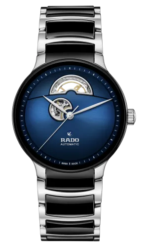 RADO Centrix Automatic Open Heart 39.5mm Blue-Black Men's Watch R30012202