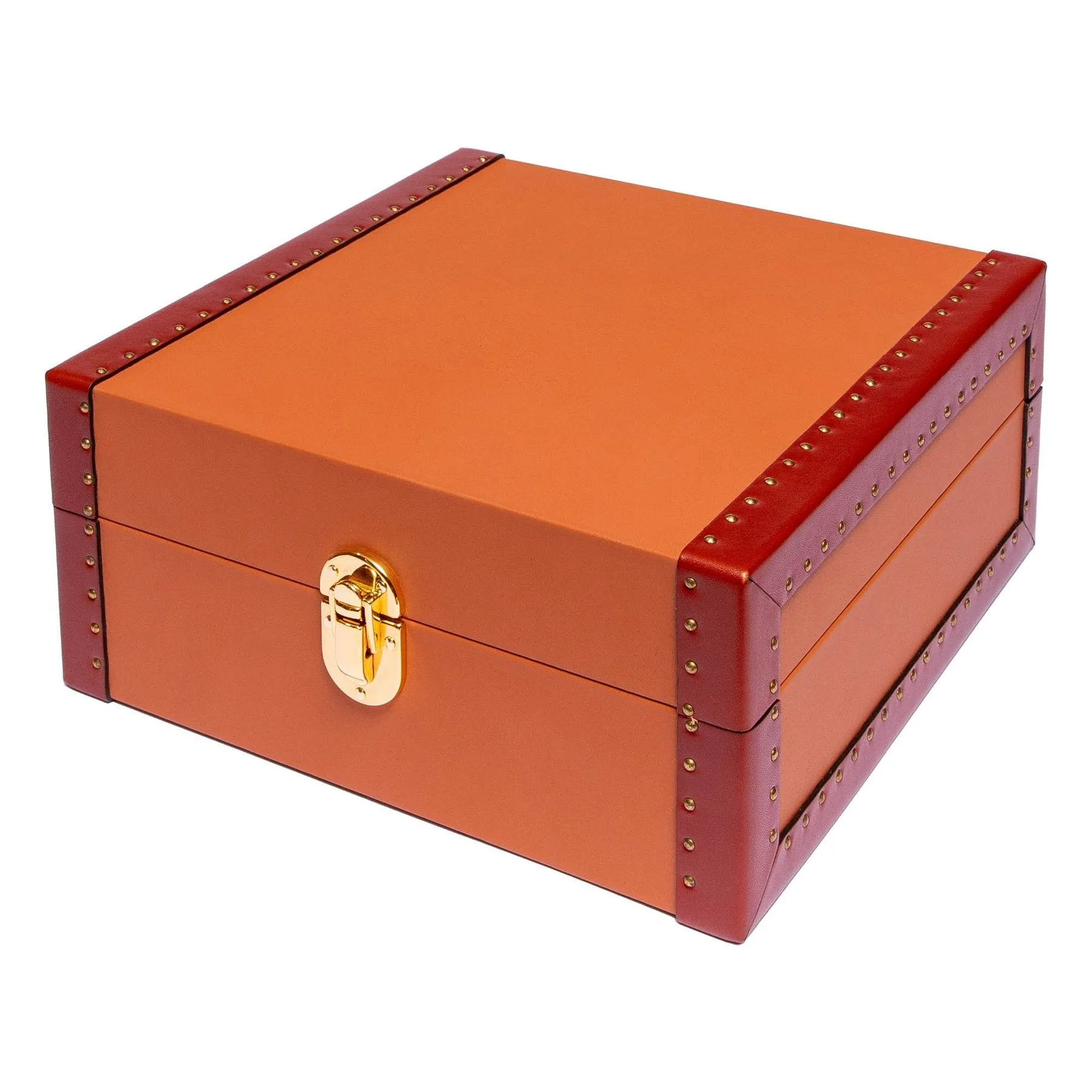 Rapport - Kensington Multi-Storage Watch Box in Tan Leather | L326