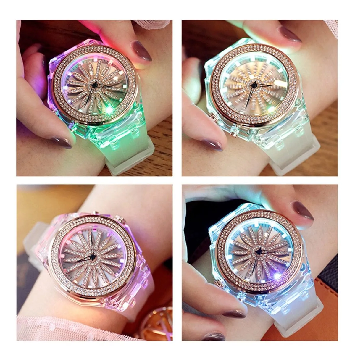 ROCOS Women‘s Luxury 360° Rotation Women's Watches