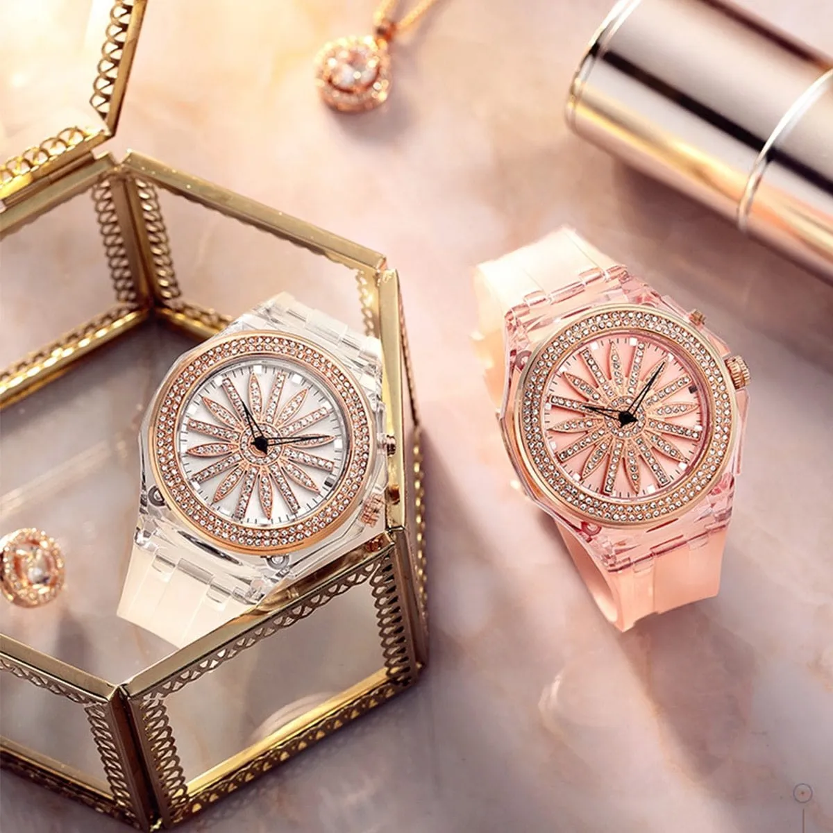 ROCOS Women‘s Luxury 360° Rotation Women's Watches