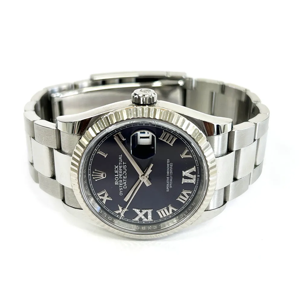 Rolex Datejust 126234 Purple IV&IX Diamond Dial Mar 2021