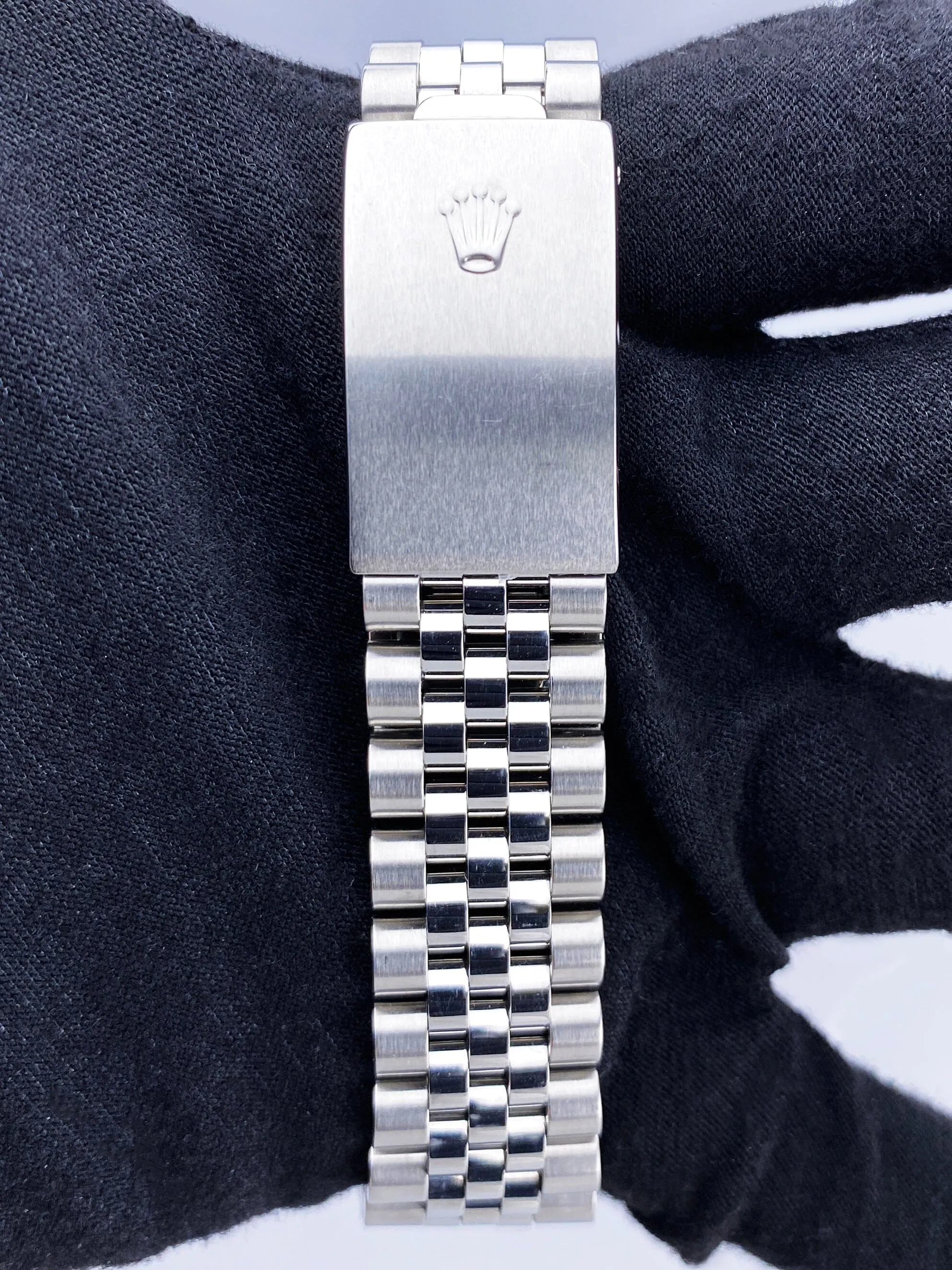 Rolex Datejust 16234 Diamond Black Dial Mens Watch