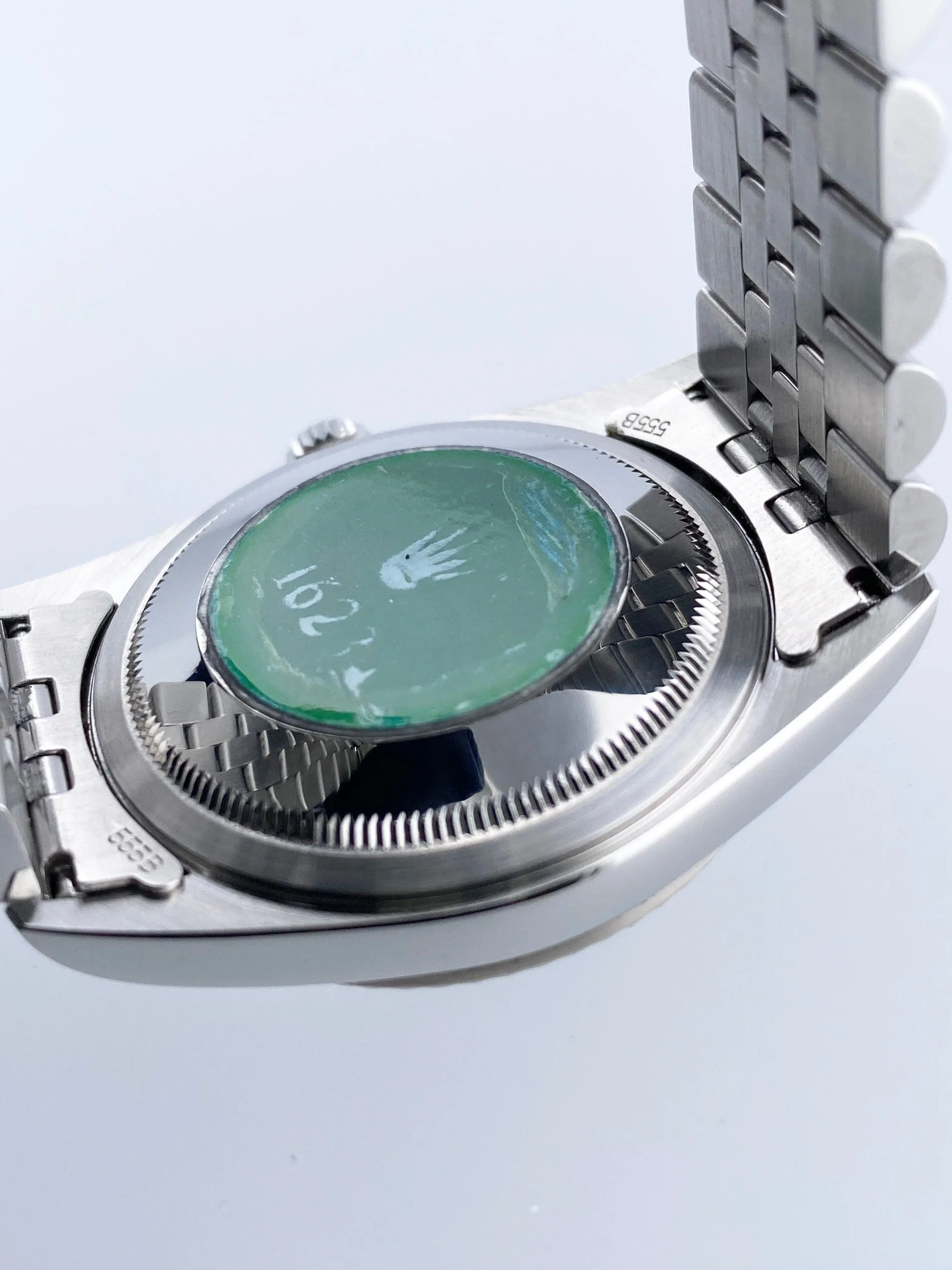 Rolex Datejust 16234 Diamond Black Dial Mens Watch