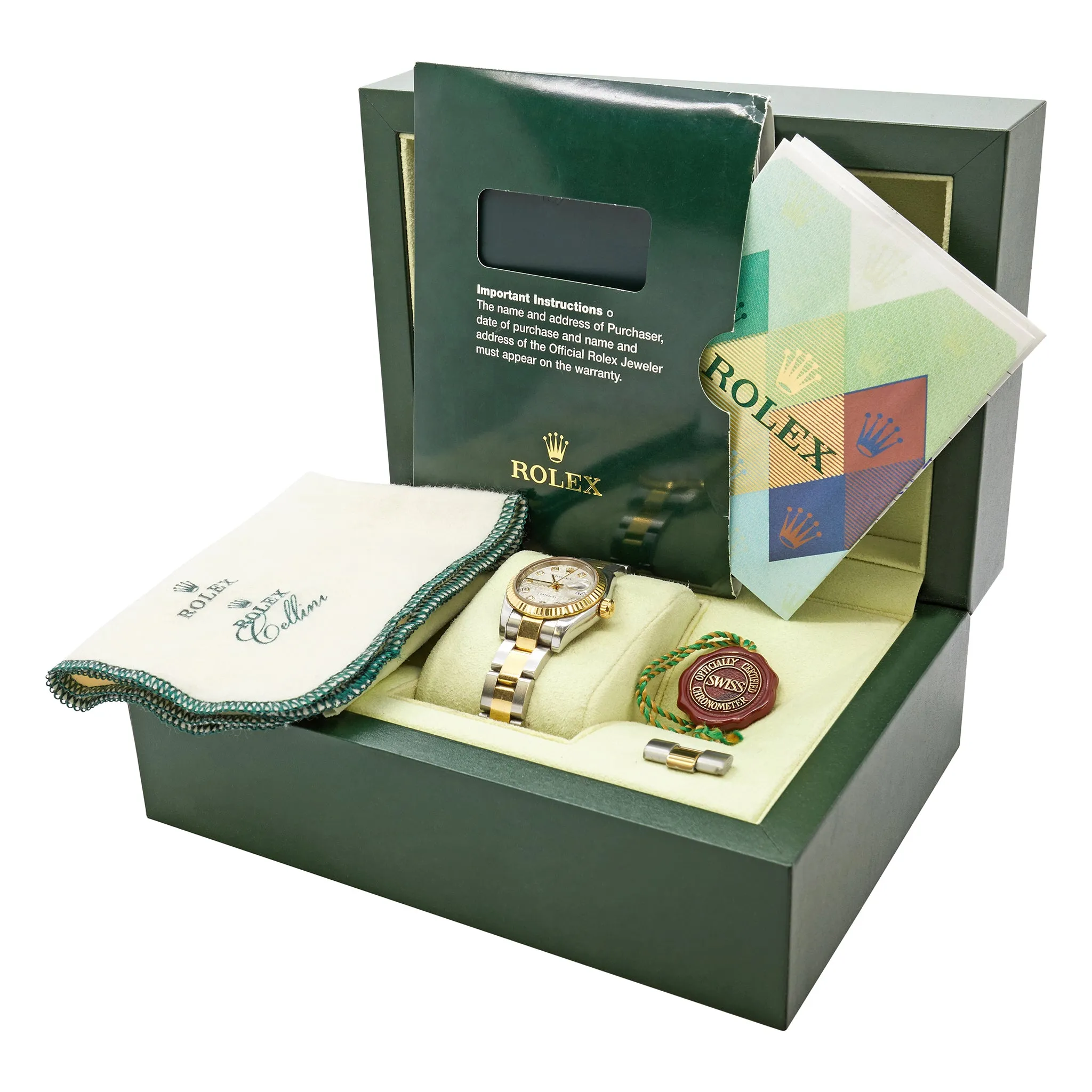 Rolex Datejust 179173 Silver Jubilee with Diamonds Dial Automatic  Women's Watch