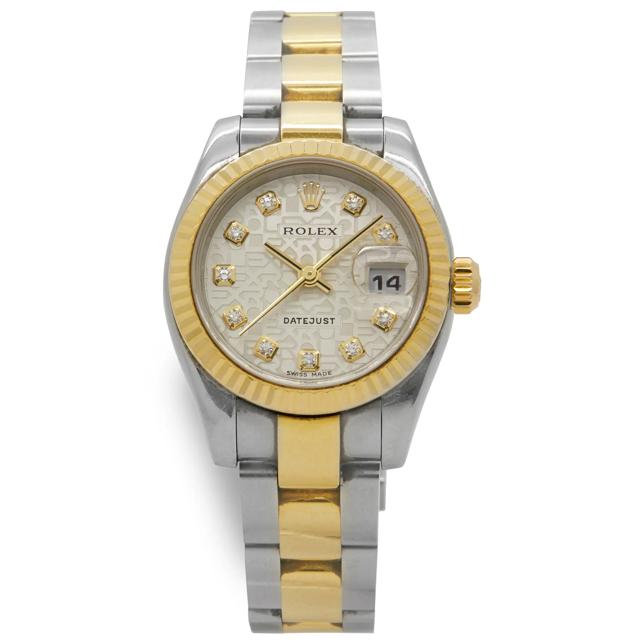 Rolex Datejust 179173 Silver Jubilee with Diamonds Dial Automatic  Women's Watch