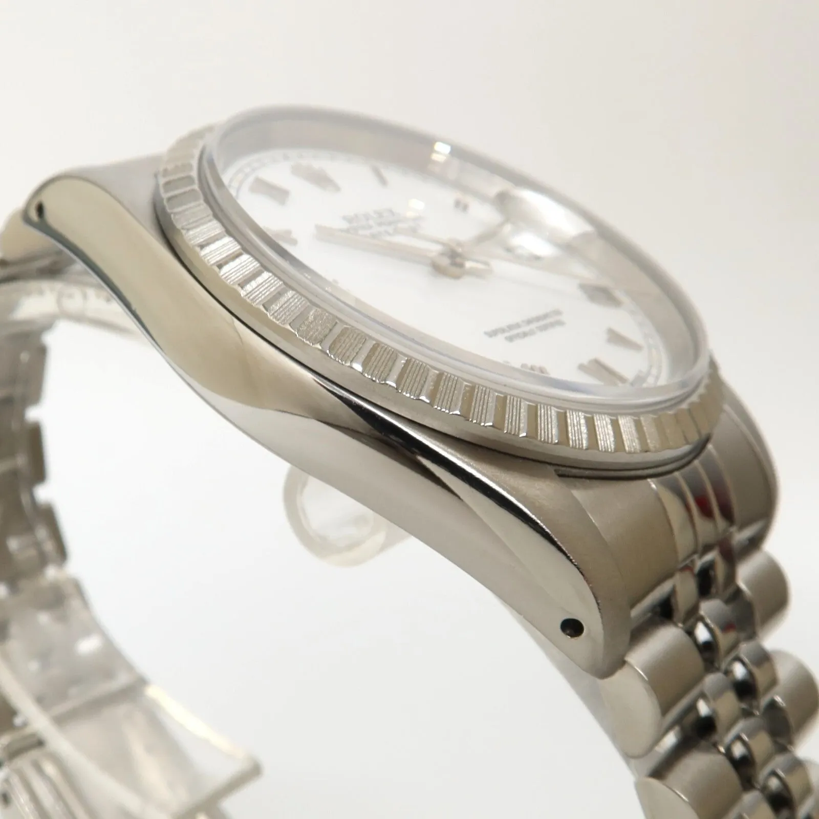 Rolex Datejust 36 White Roman Numeral Dial Jubilee Stainless Steel 16220