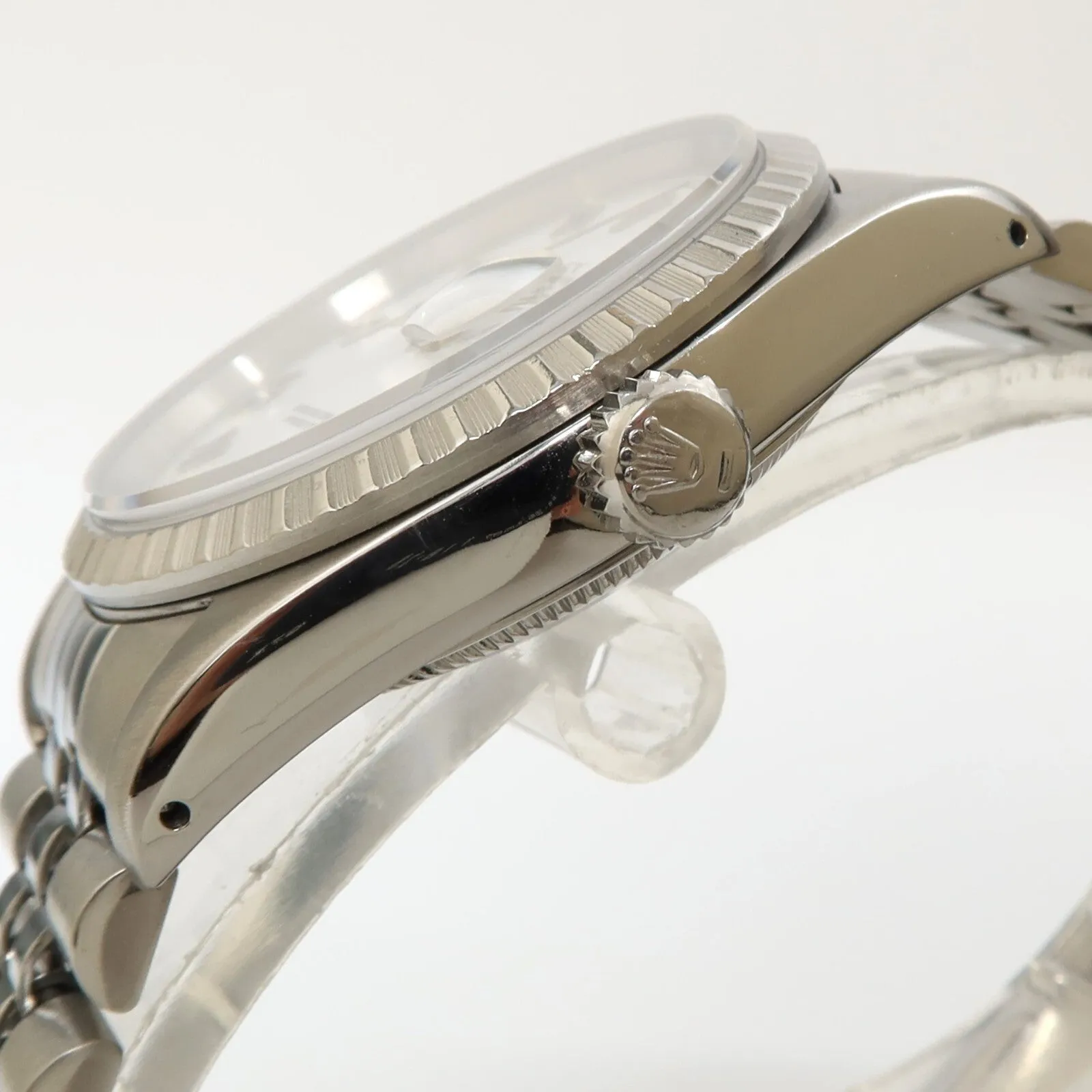 Rolex Datejust 36 White Roman Numeral Dial Jubilee Stainless Steel 16220