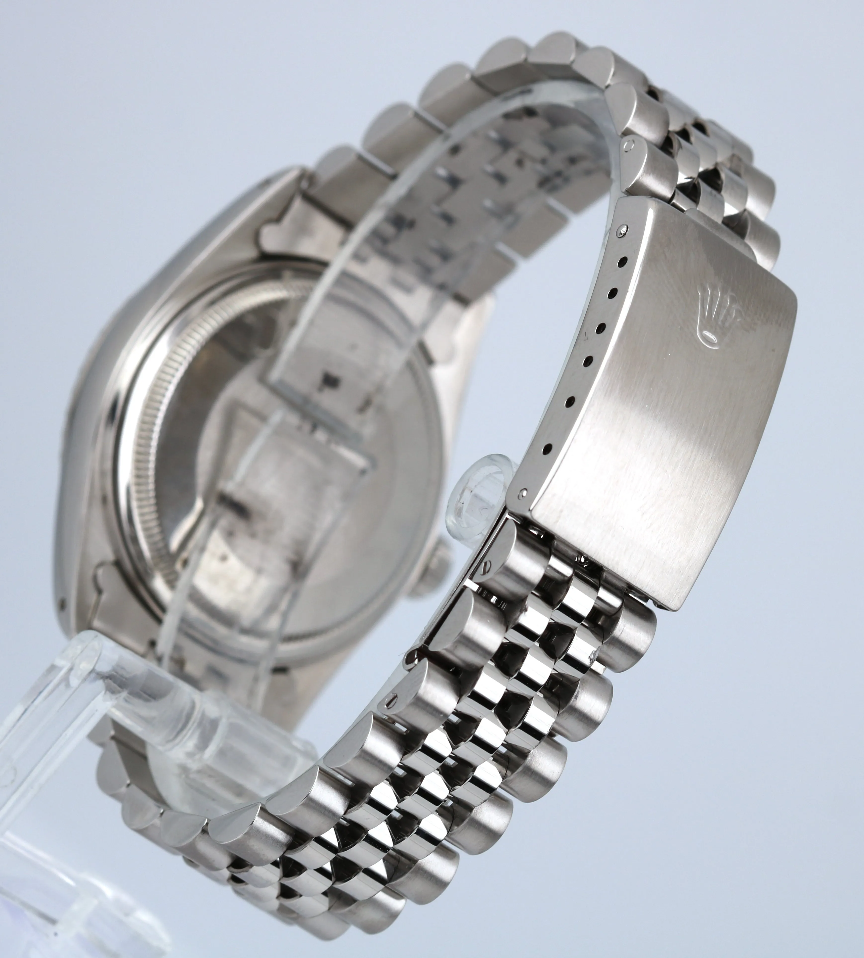 Rolex DateJust 36mm 16030 Tapestry Gray Stick Stainless Steel Jubilee Watch