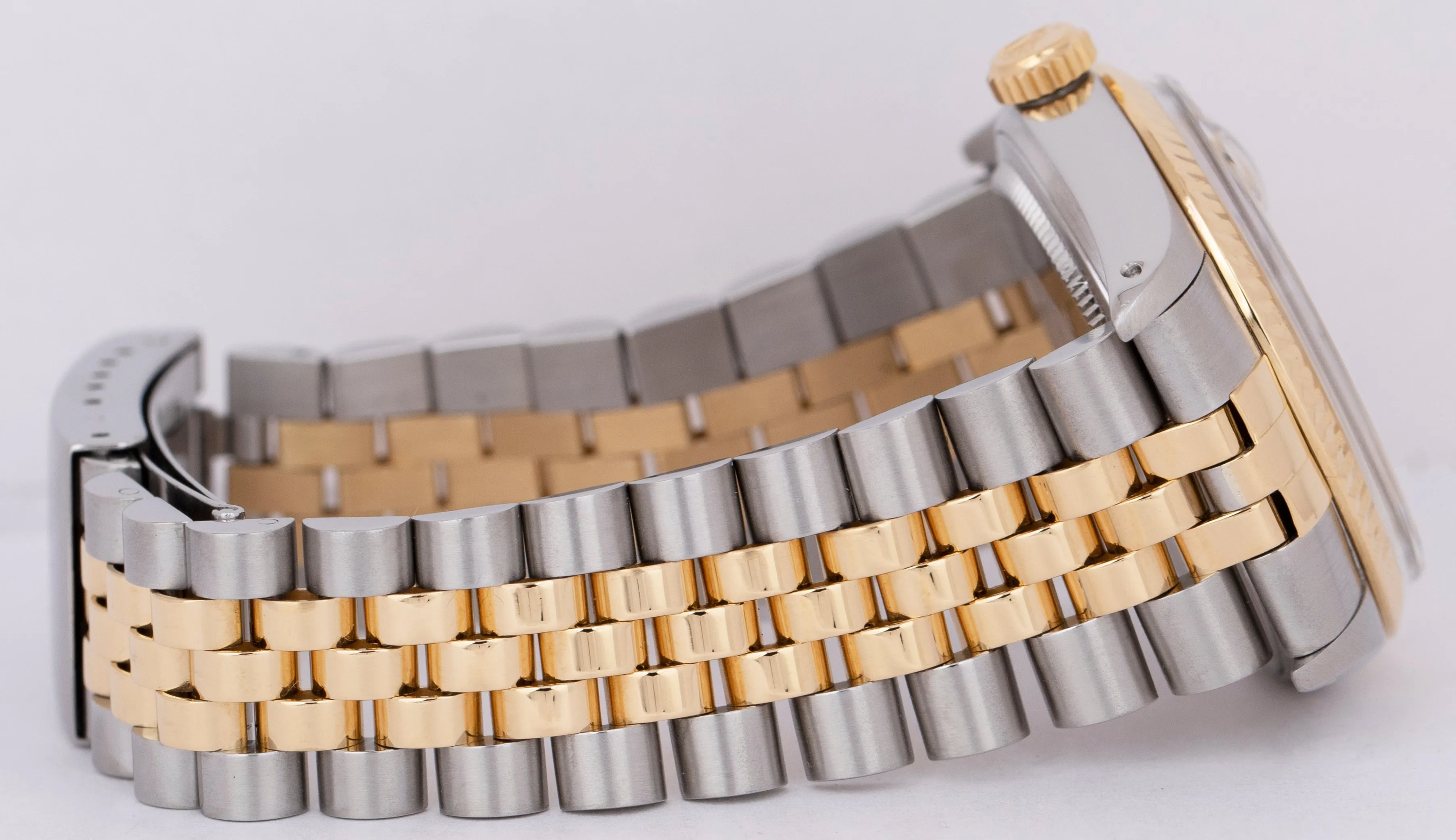 Rolex DateJust 36mm Champagne Yellow Gold Stainless Two-Tone Watch 16013
