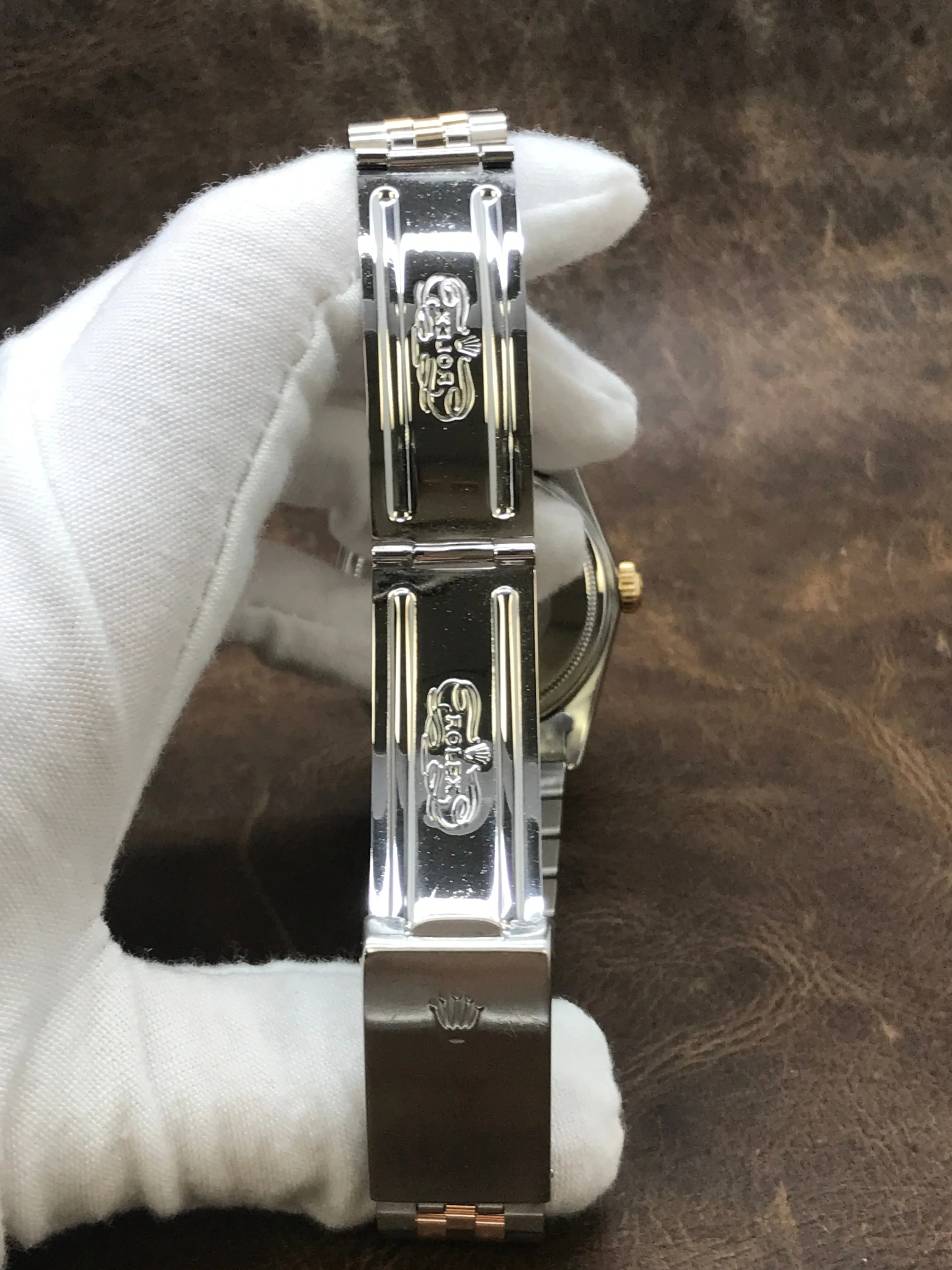 Rolex Datejust 36mm Custom links 16013 Silver Dial Automatic Watch