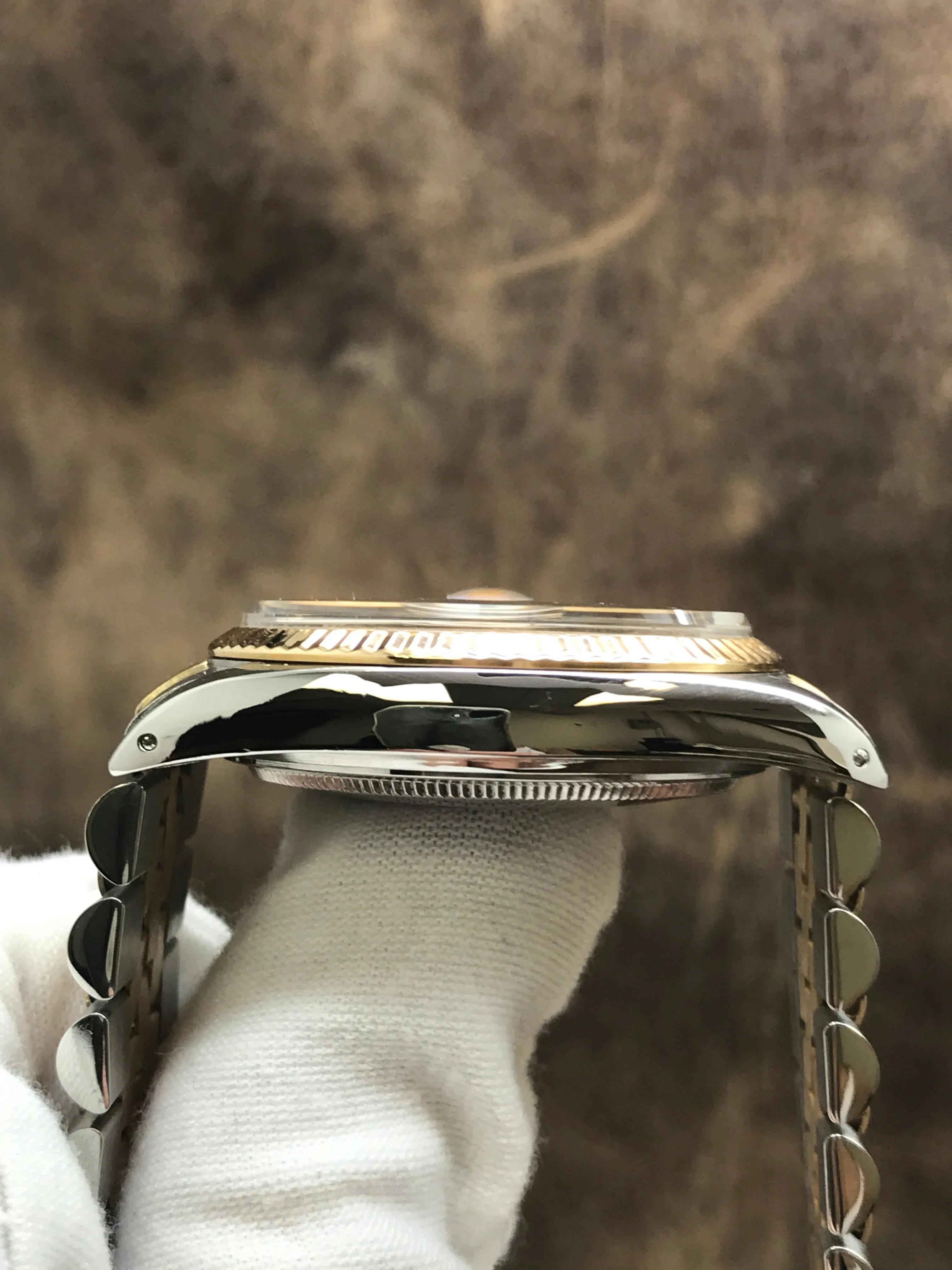 Rolex Datejust 36mm Custom links 16013 Silver Dial Automatic Watch