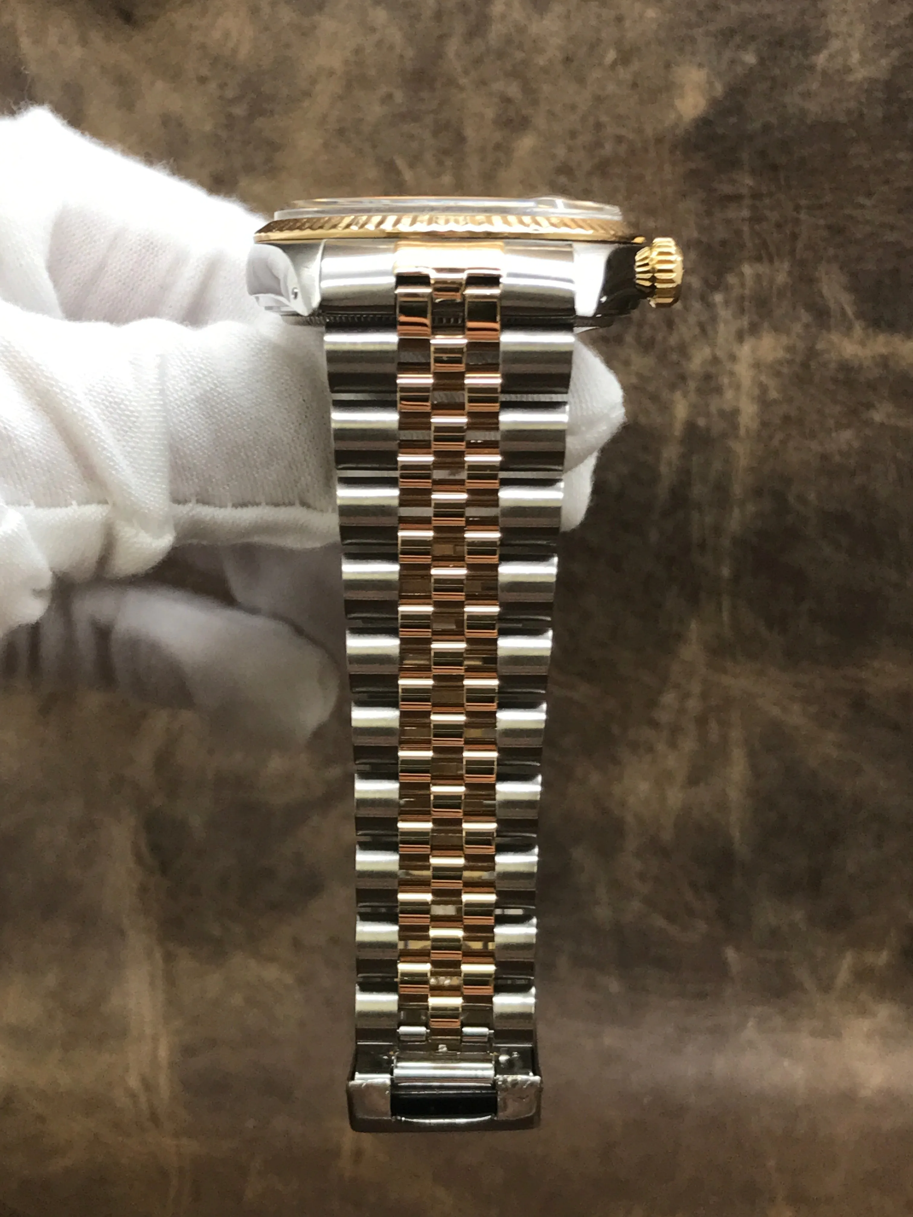 Rolex Datejust 36mm Custom links 16013 Silver Dial Automatic Watch