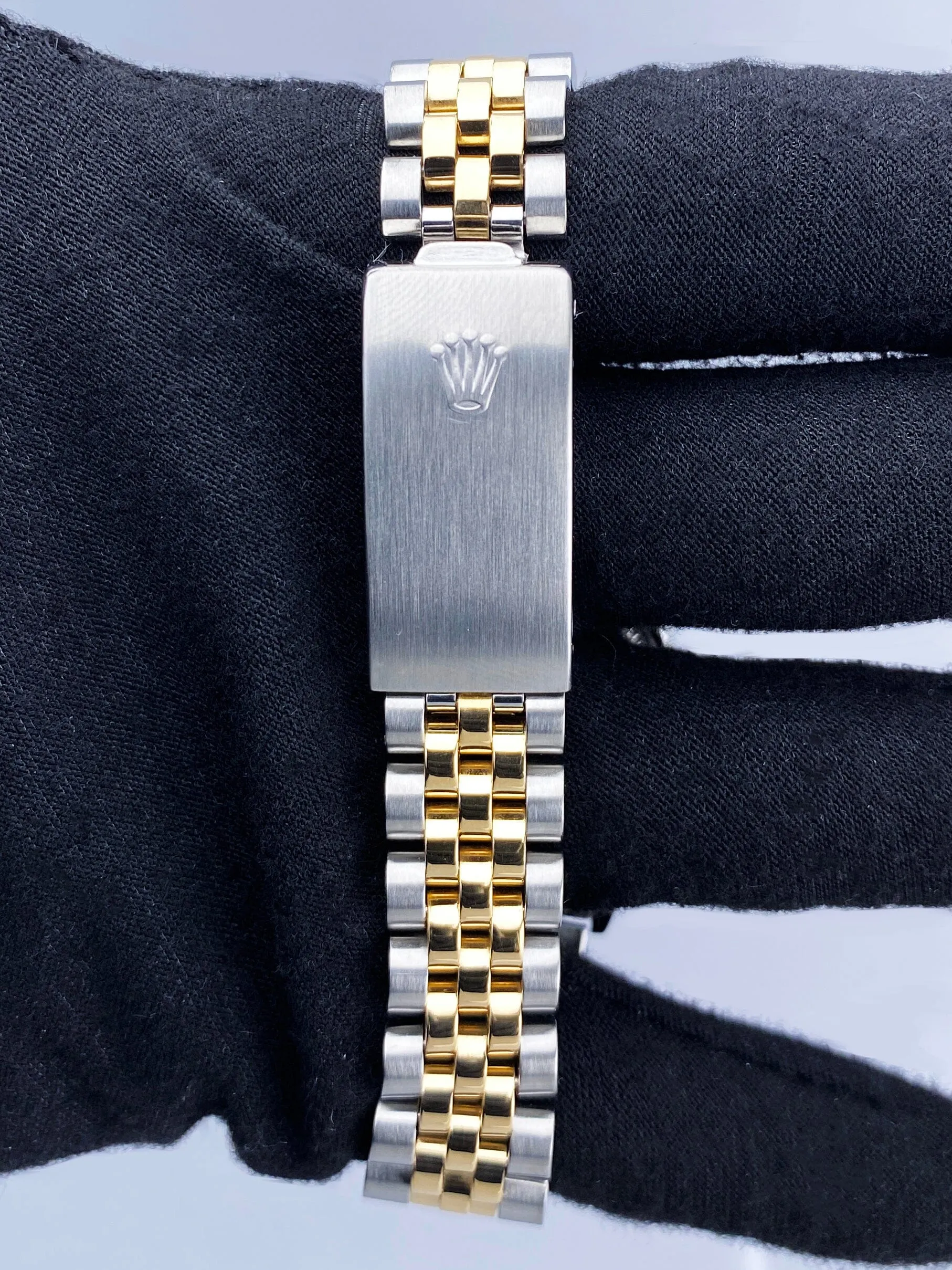 Rolex Datejust 68273 Midsize Blue Dial Ladies Watch Box Papers