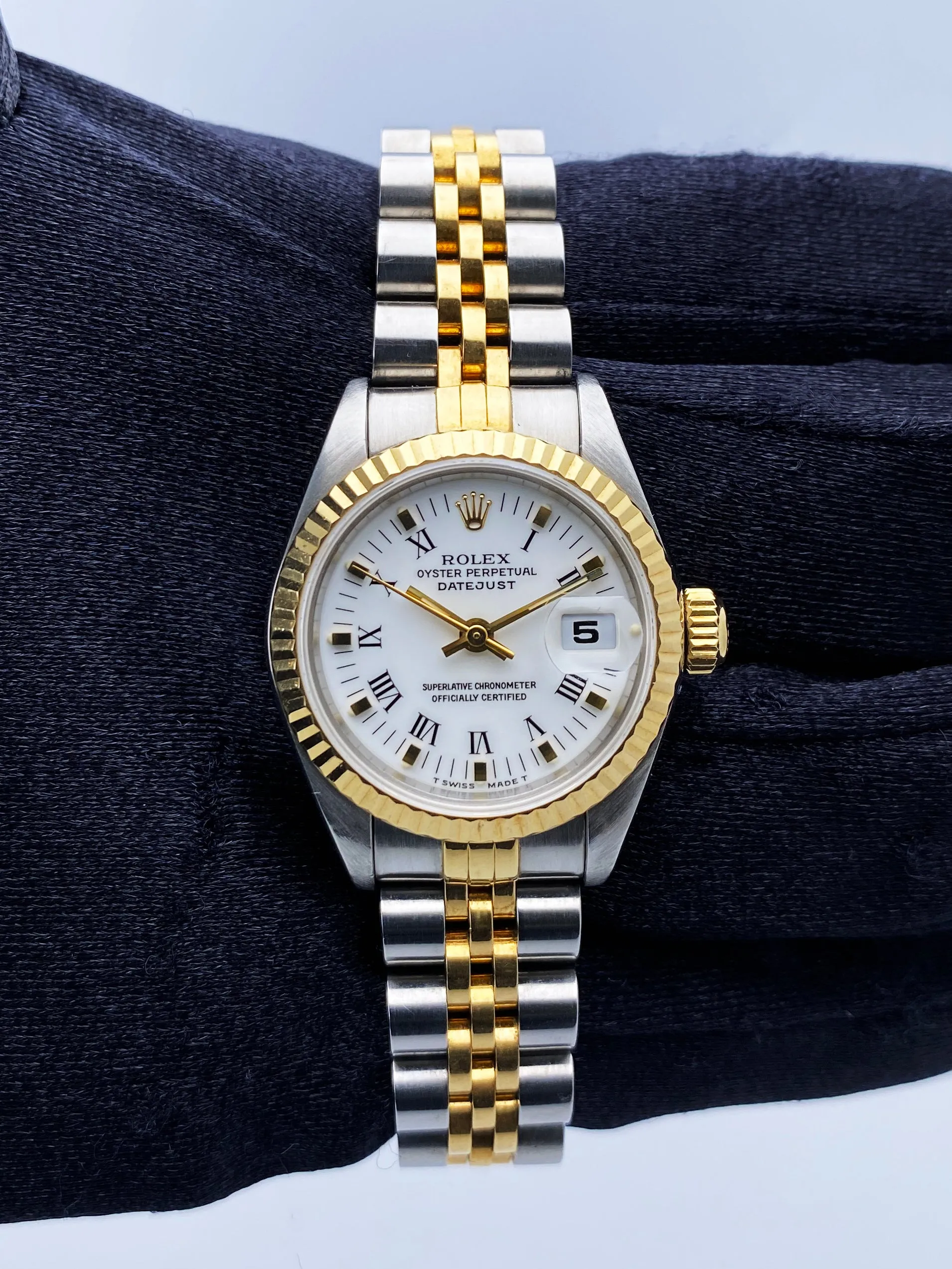 Rolex Datejust 69173 White Dial Ladies Watch