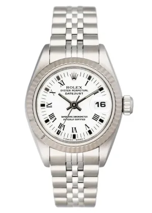 Rolex Datejust 69174 White Dial Ladies Watch