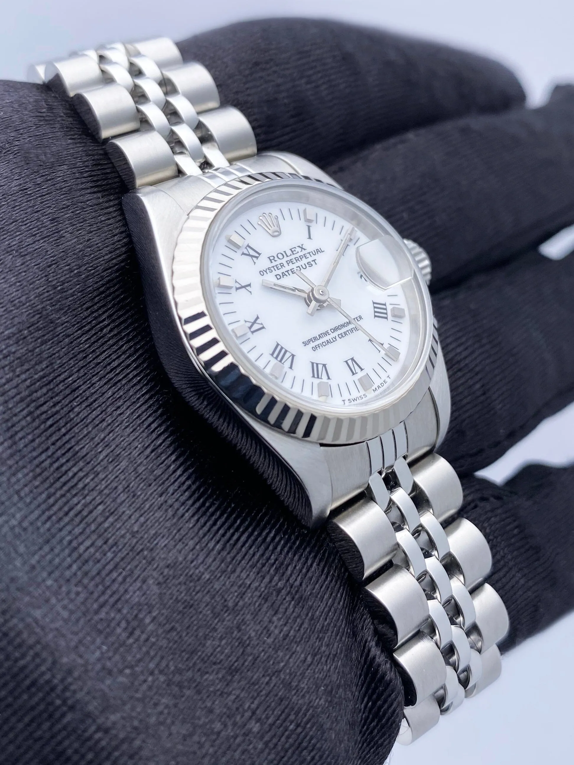 Rolex Datejust 69174 White Dial Ladies Watch