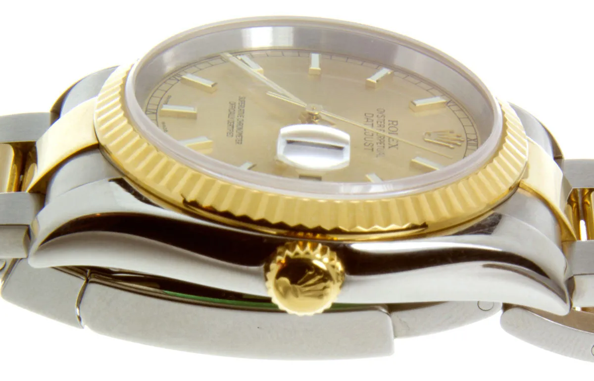 Rolex Datejust SS/18K Champagne Dial