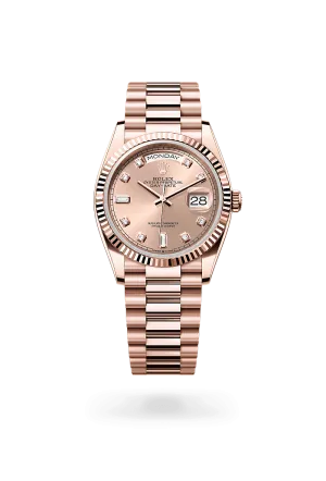 Rolex Day-Date 36 in 18 kt Everose gold, M128235-0009 | Walters & Hogsett