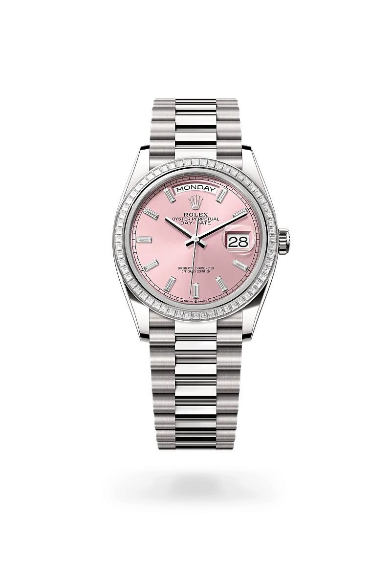 Rolex Day-Date 36 in 18 kt white gold, M128399TBR-0029 | Walters & Hogsett