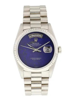 Rolex Day Date President 18239 Blue Lapis Lazuli Mens Watch