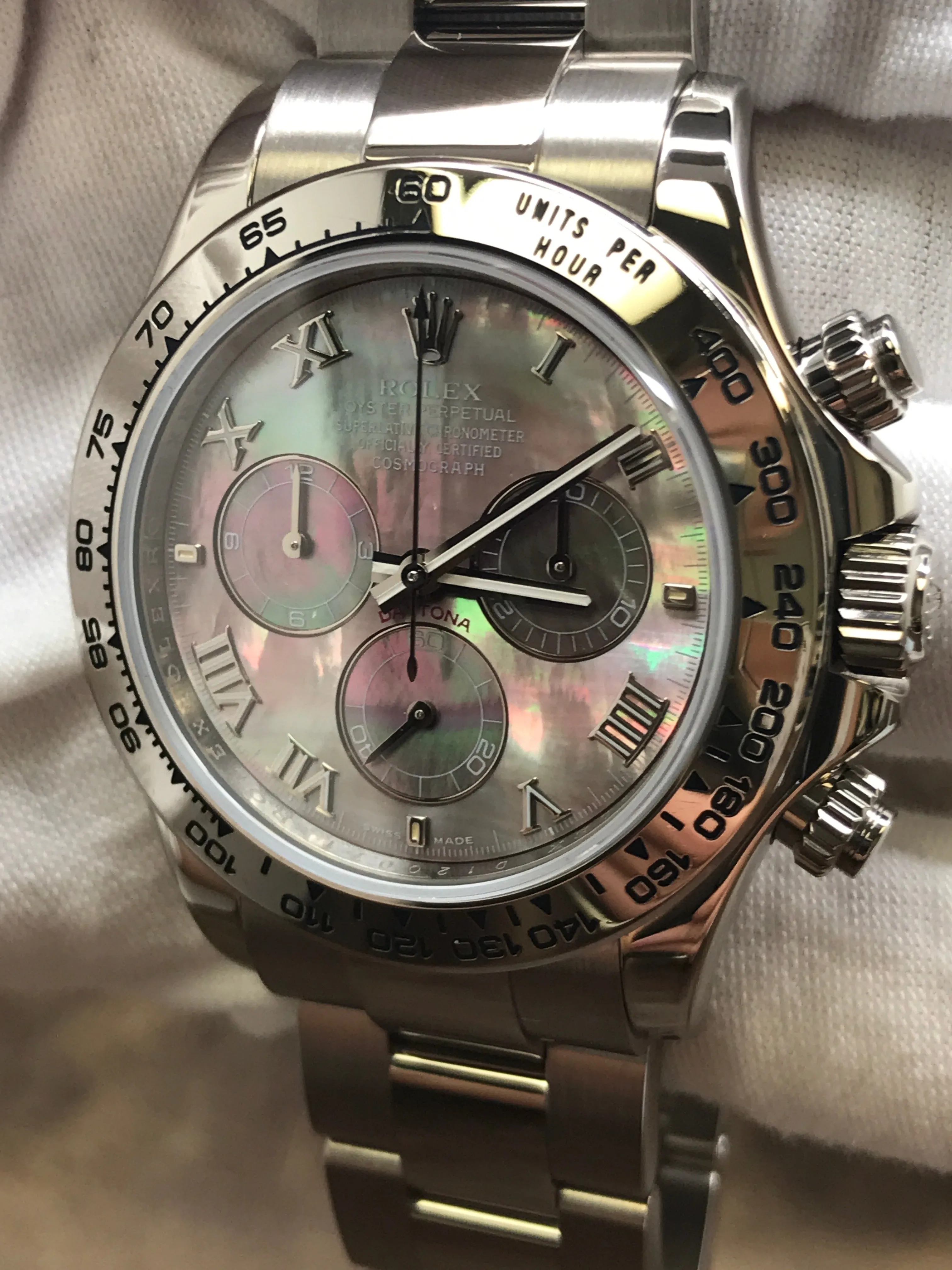 Rolex Daytona 116509 Tahitian Mother of Pearl Dial Automatic Men's Watch