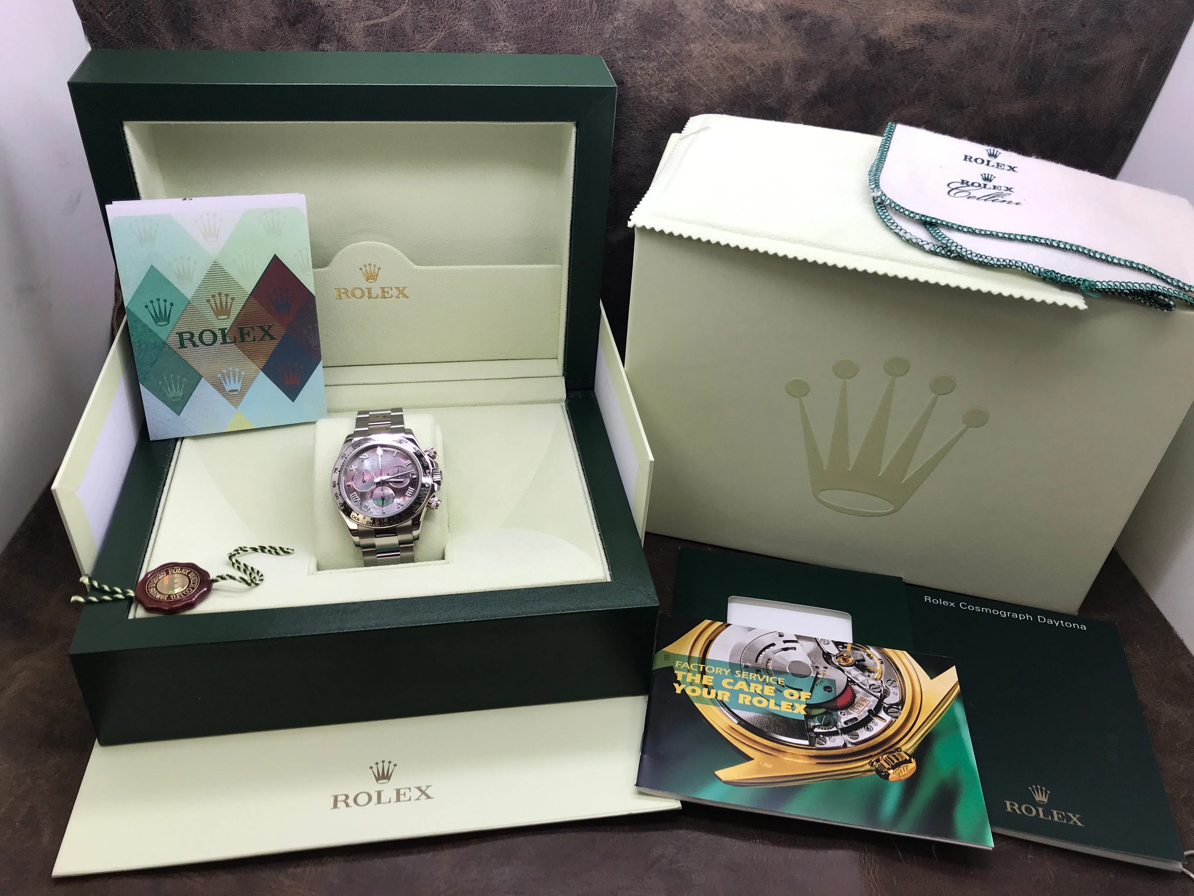 Rolex Daytona 116509 Tahitian Mother of Pearl Dial Automatic Men's Watch