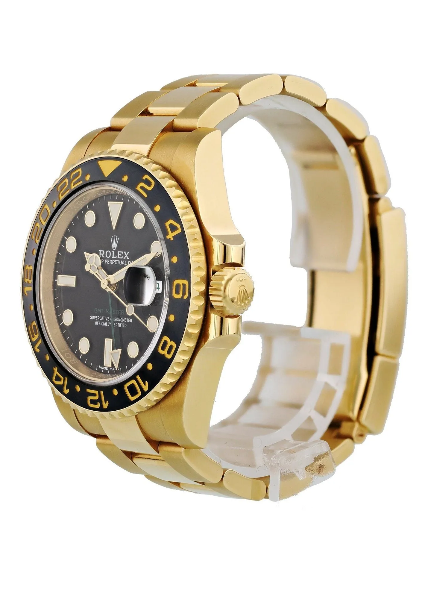 Rolex GMT-Master II 116718 Yellow Gold Box Papers