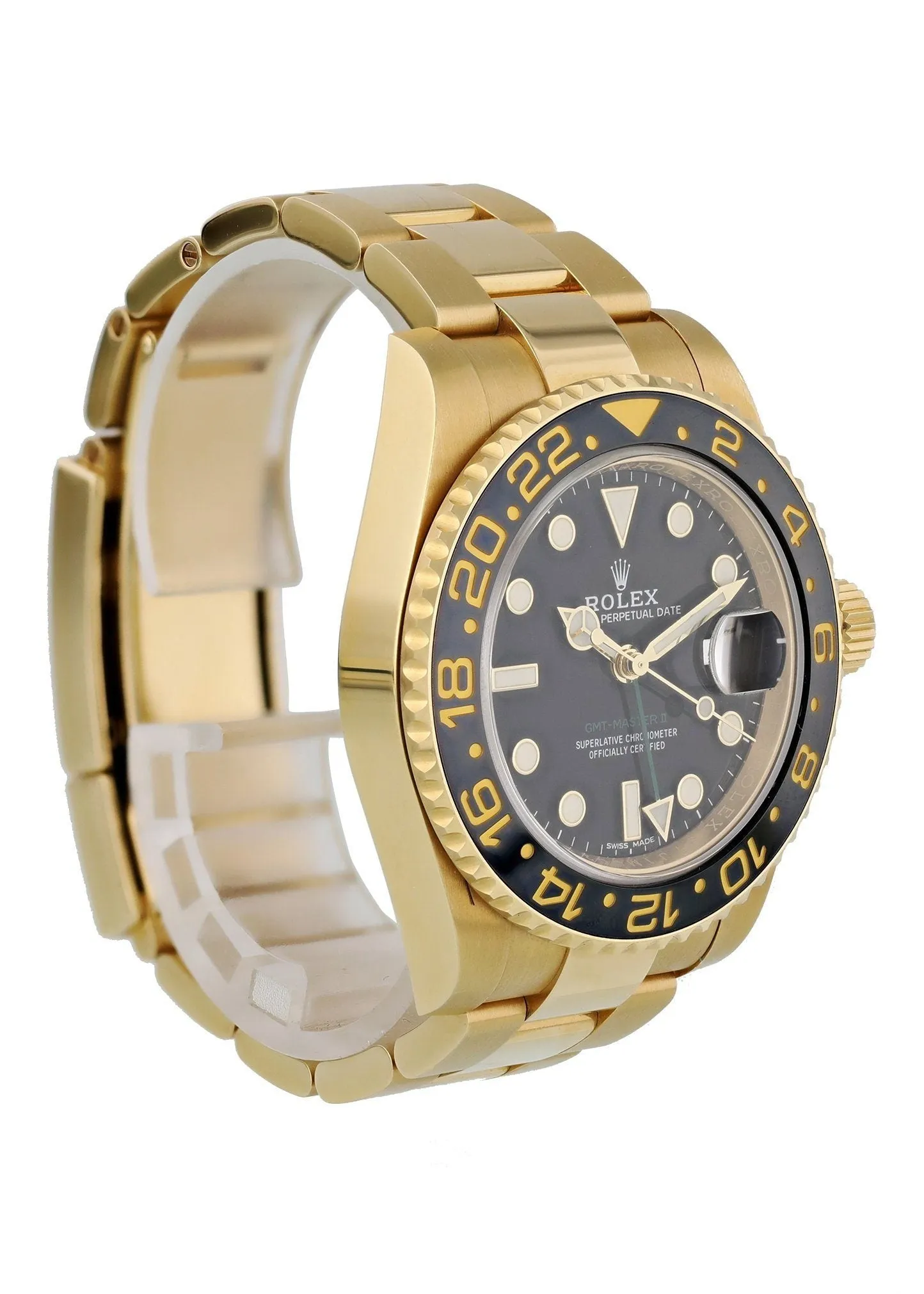 Rolex GMT-Master II 116718 Yellow Gold Box Papers