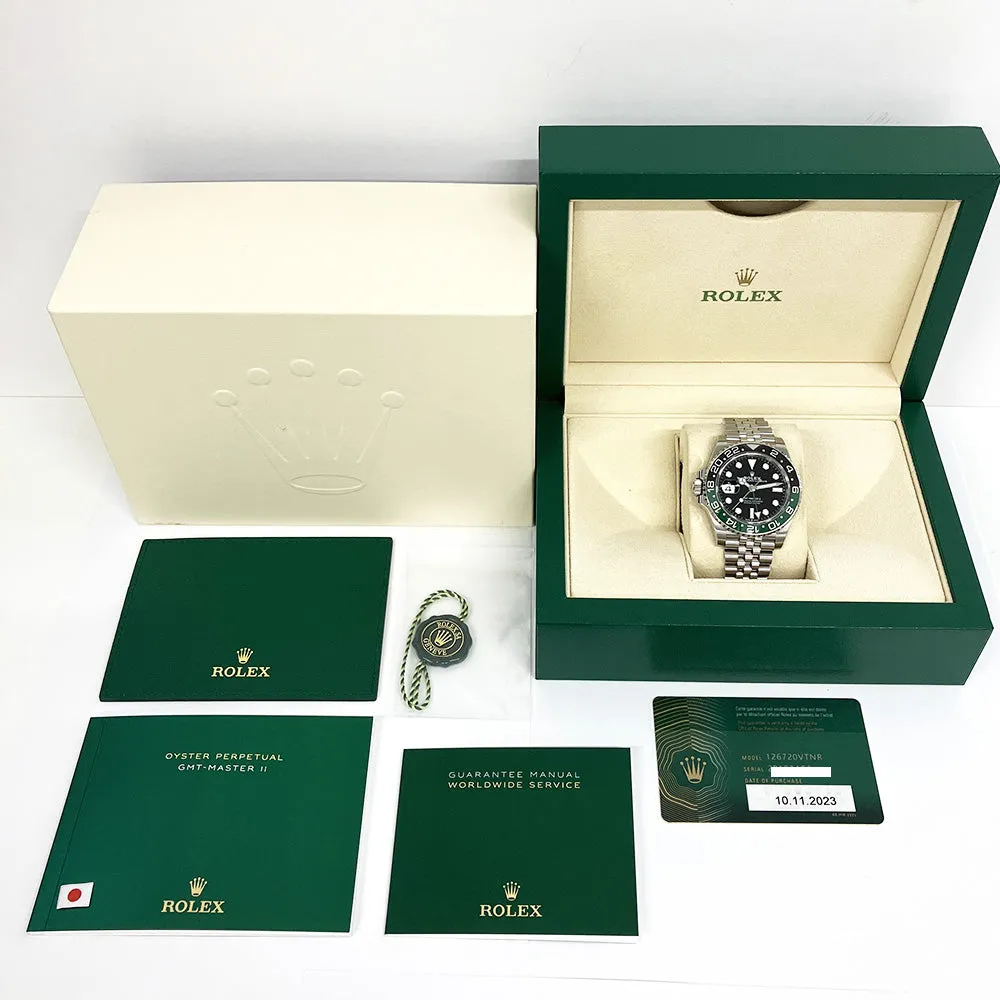 Rolex GMT-Master II 126720VTNR Sprite Dial Nov 2023