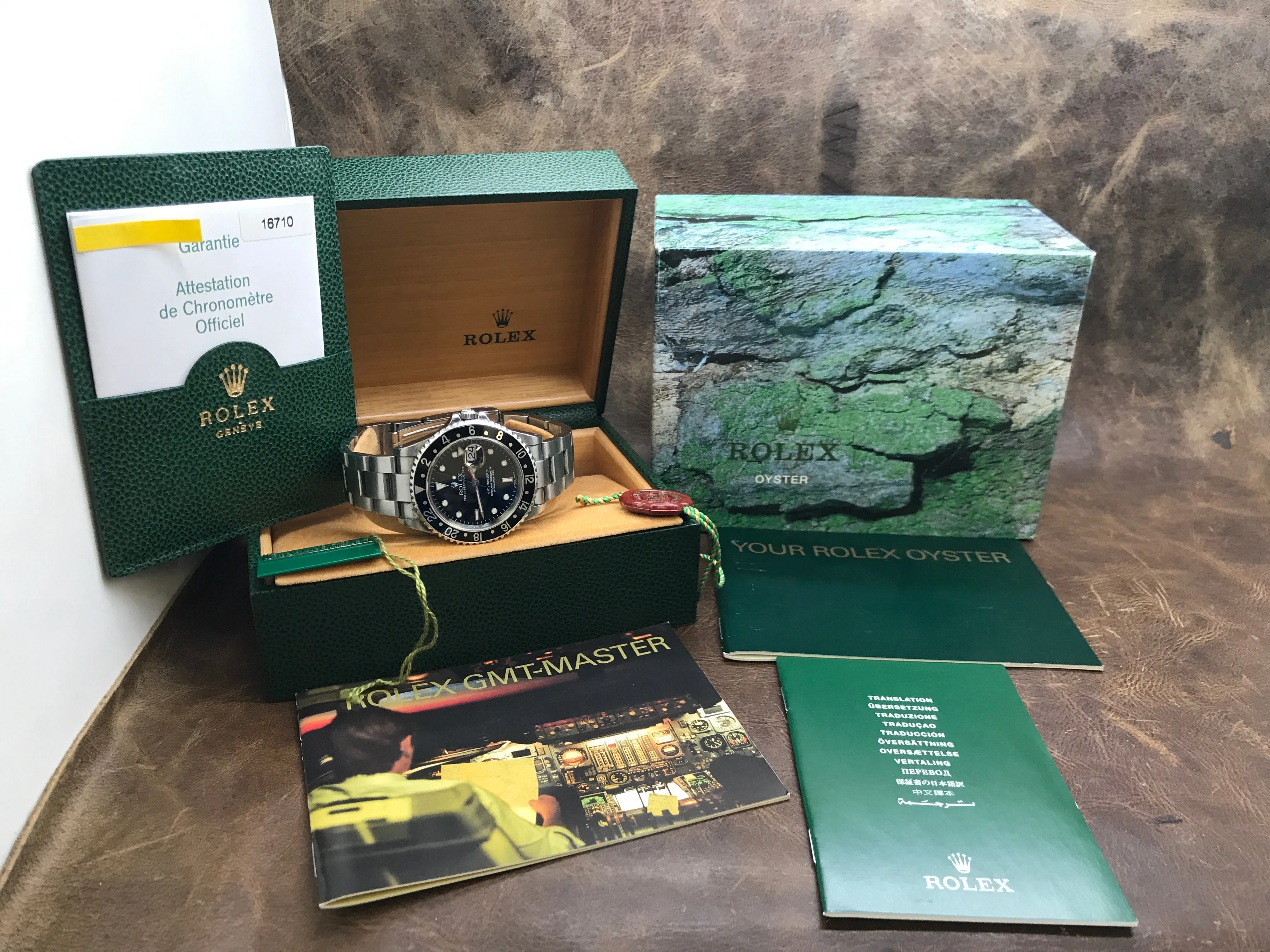 Rolex GMT Master II SEL 16710 Black Dial Automatic Men's Watch