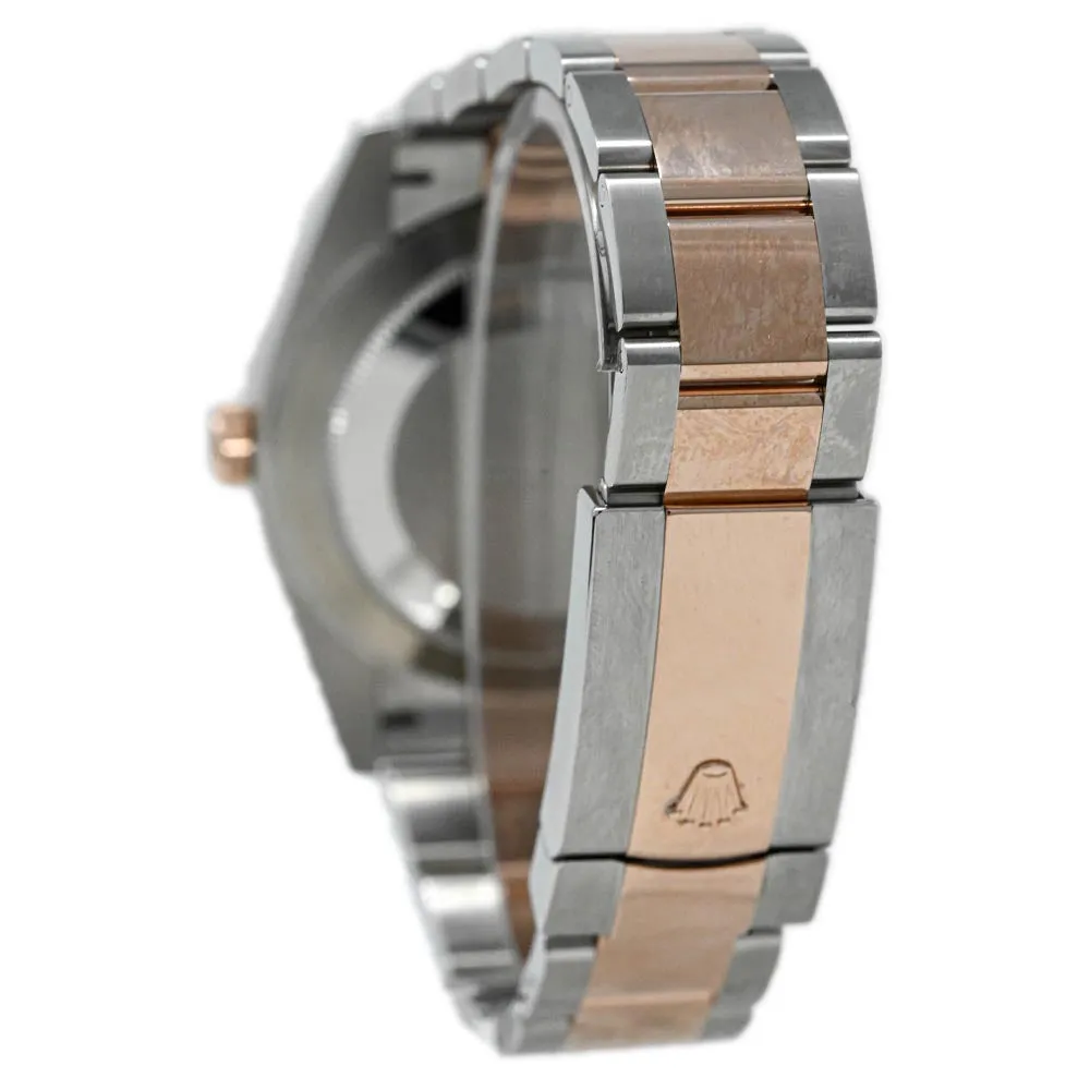 Rolex Men's Datejust 41 18K Rose Gold & Steel 41mm Wimbledon Dial Watch Reference #: 126331