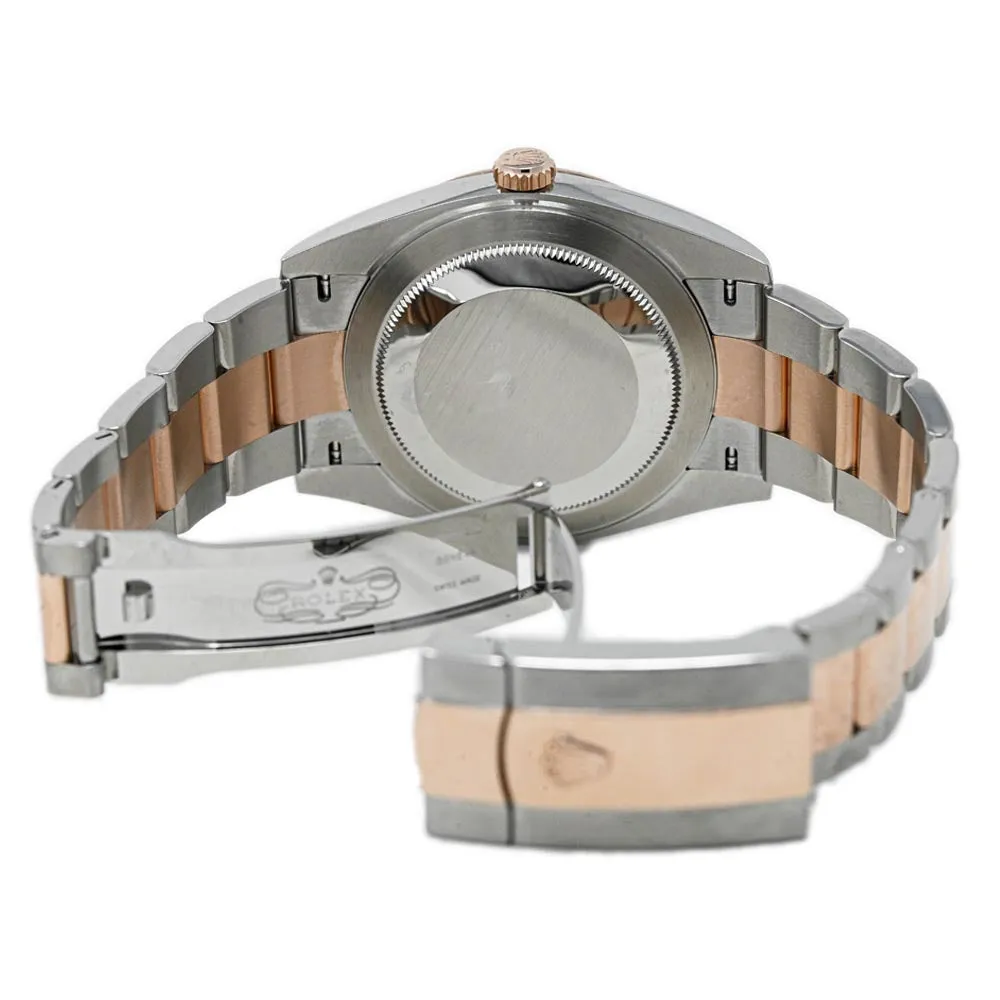 Rolex Men's Datejust 41 18K Rose Gold & Steel 41mm Wimbledon Dial Watch Reference #: 126331