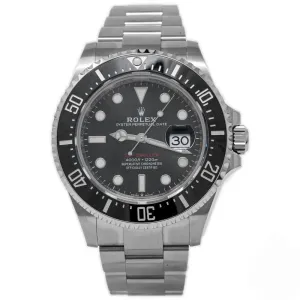 Rolex Men's Sea-Dweller 50Th Anniversary Stainless Steel Black Dot Dial Watch Reference #:126600