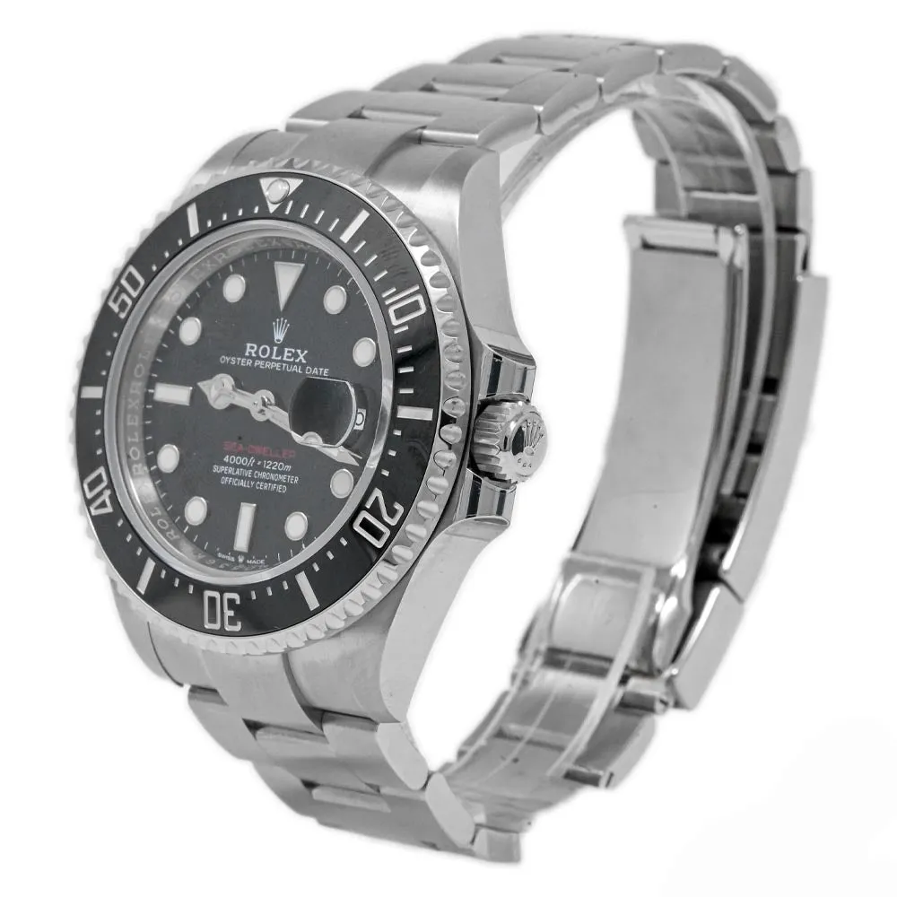 Rolex Men's Sea-Dweller 50Th Anniversary Stainless Steel Black Dot Dial Watch Reference #:126600